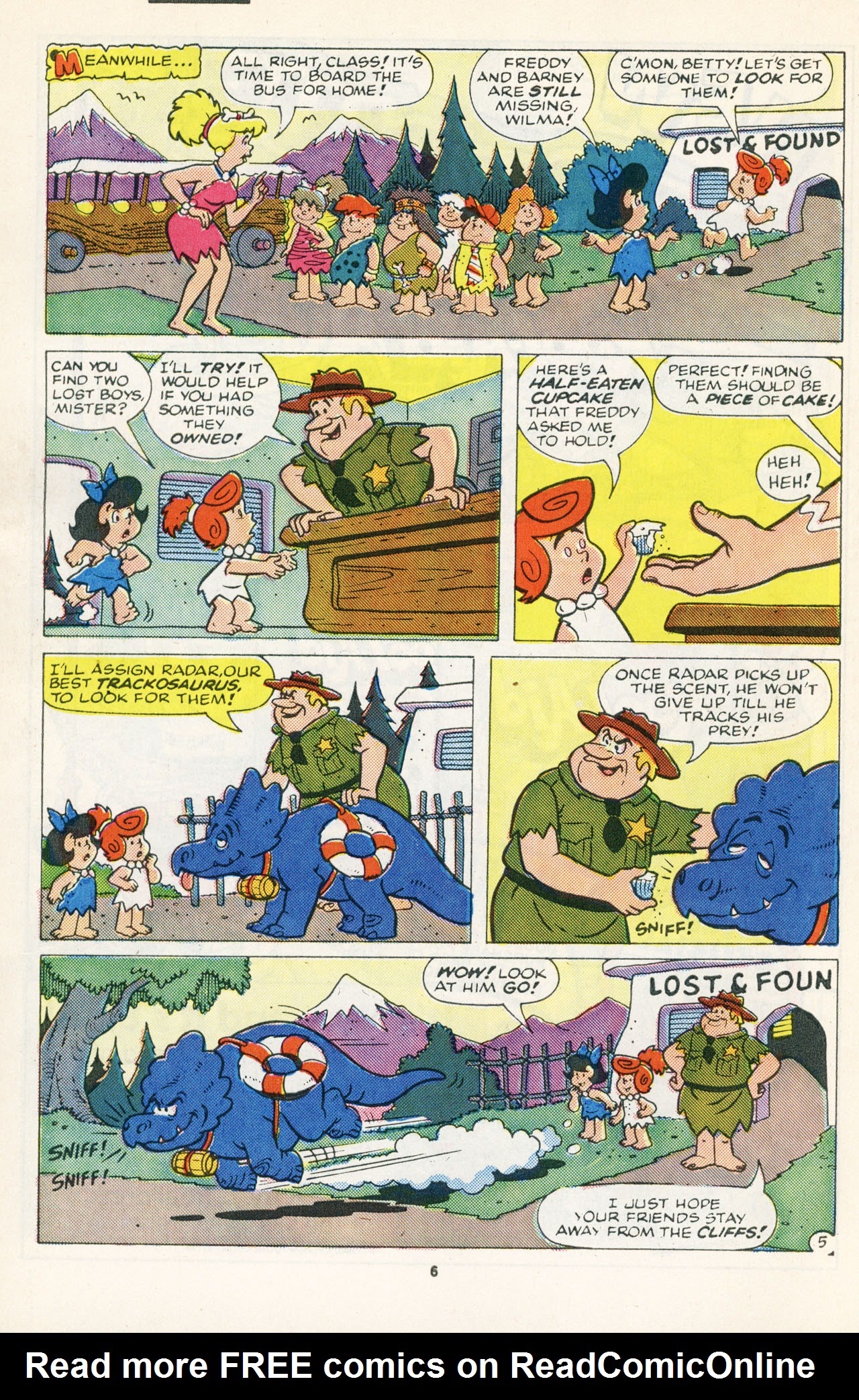 Read online The Flintstone Kids comic -  Issue #7 - 8