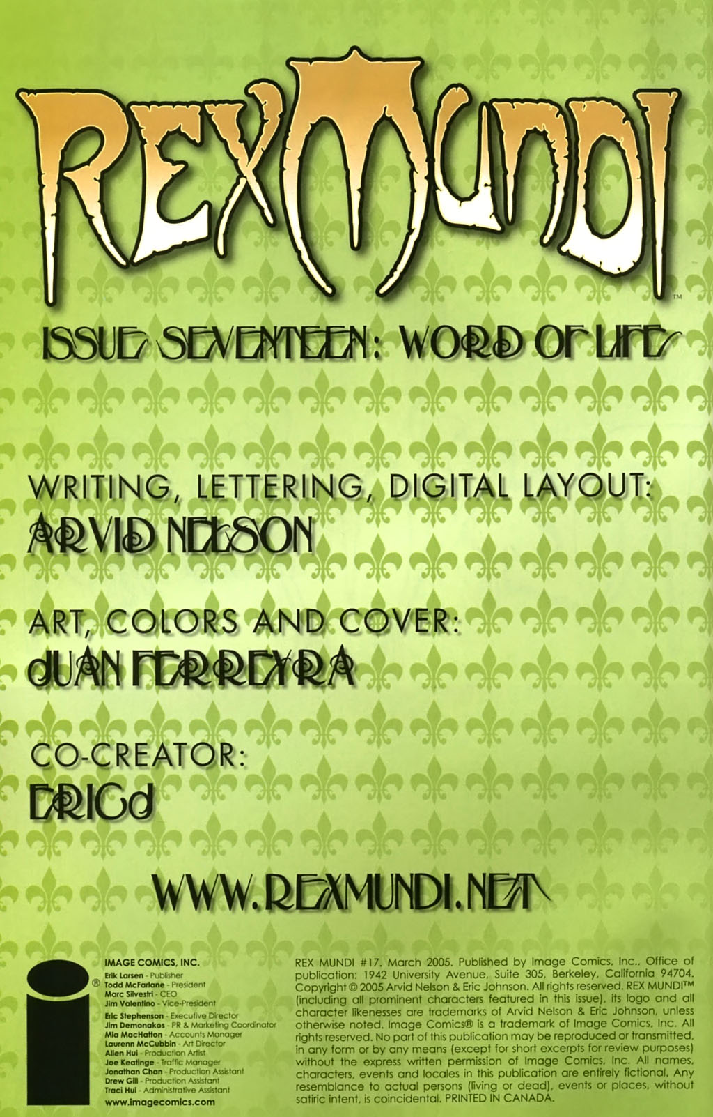 Read online Rex Mundi comic -  Issue #17 - 2