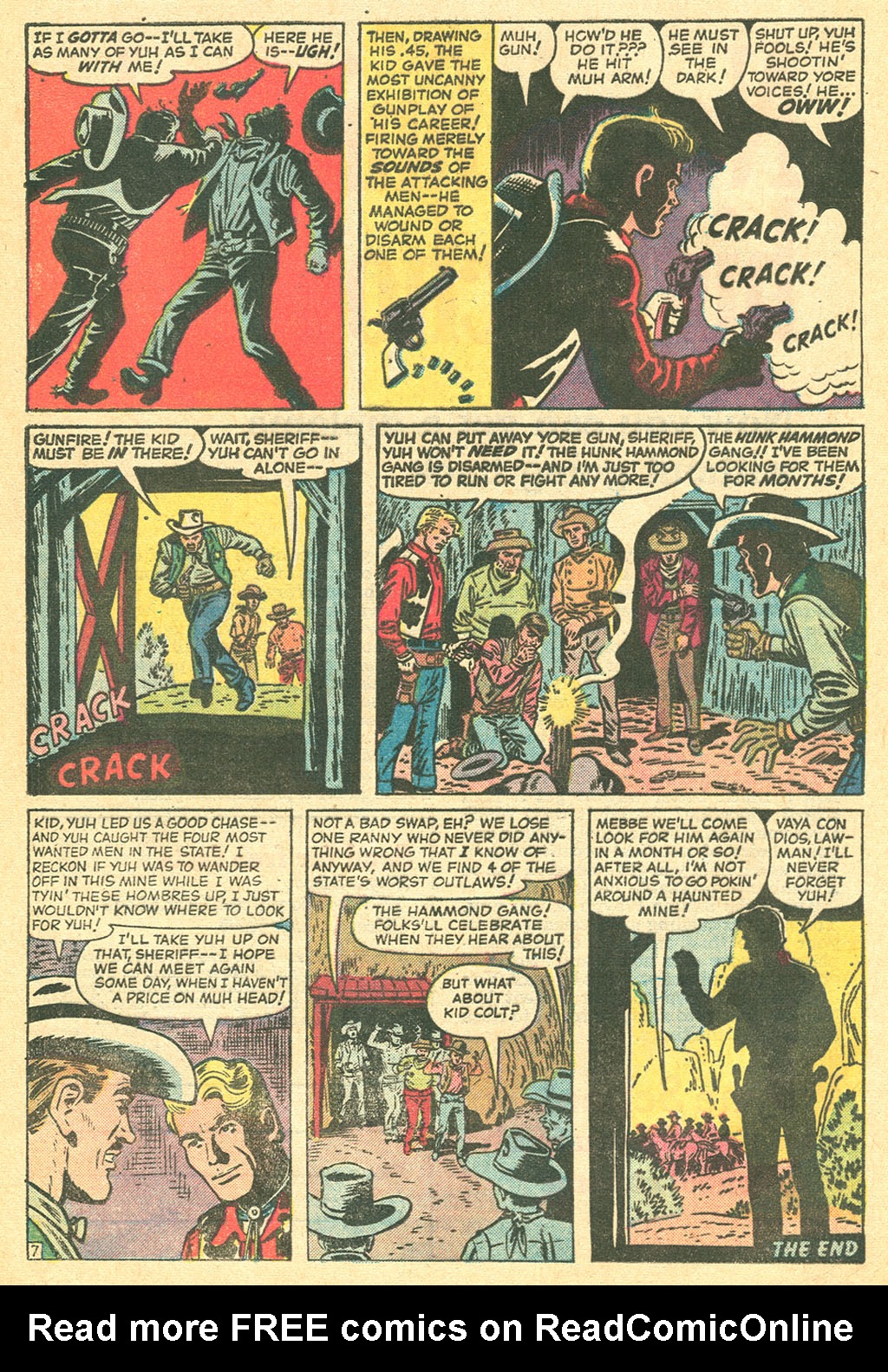 Read online Kid Colt Outlaw comic -  Issue #167 - 12