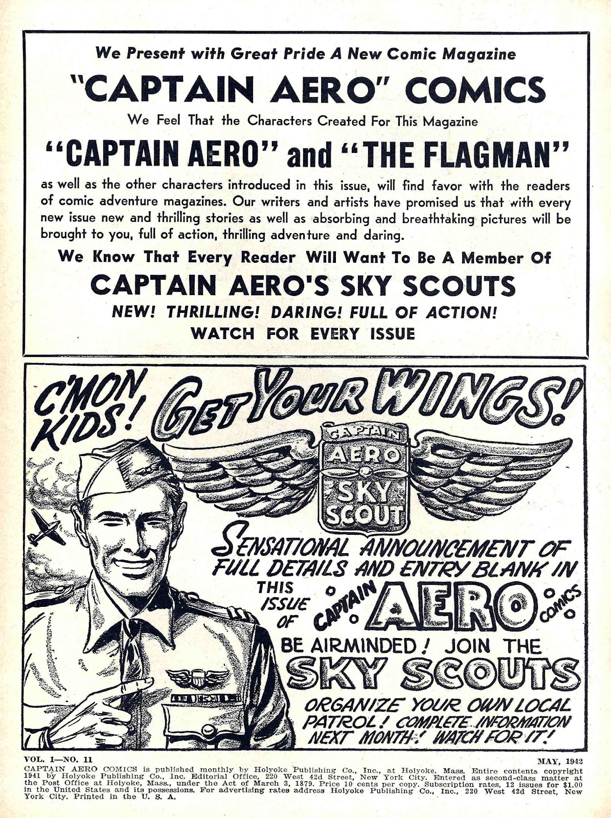 Captain Aero Comics issue 5 - Page 1