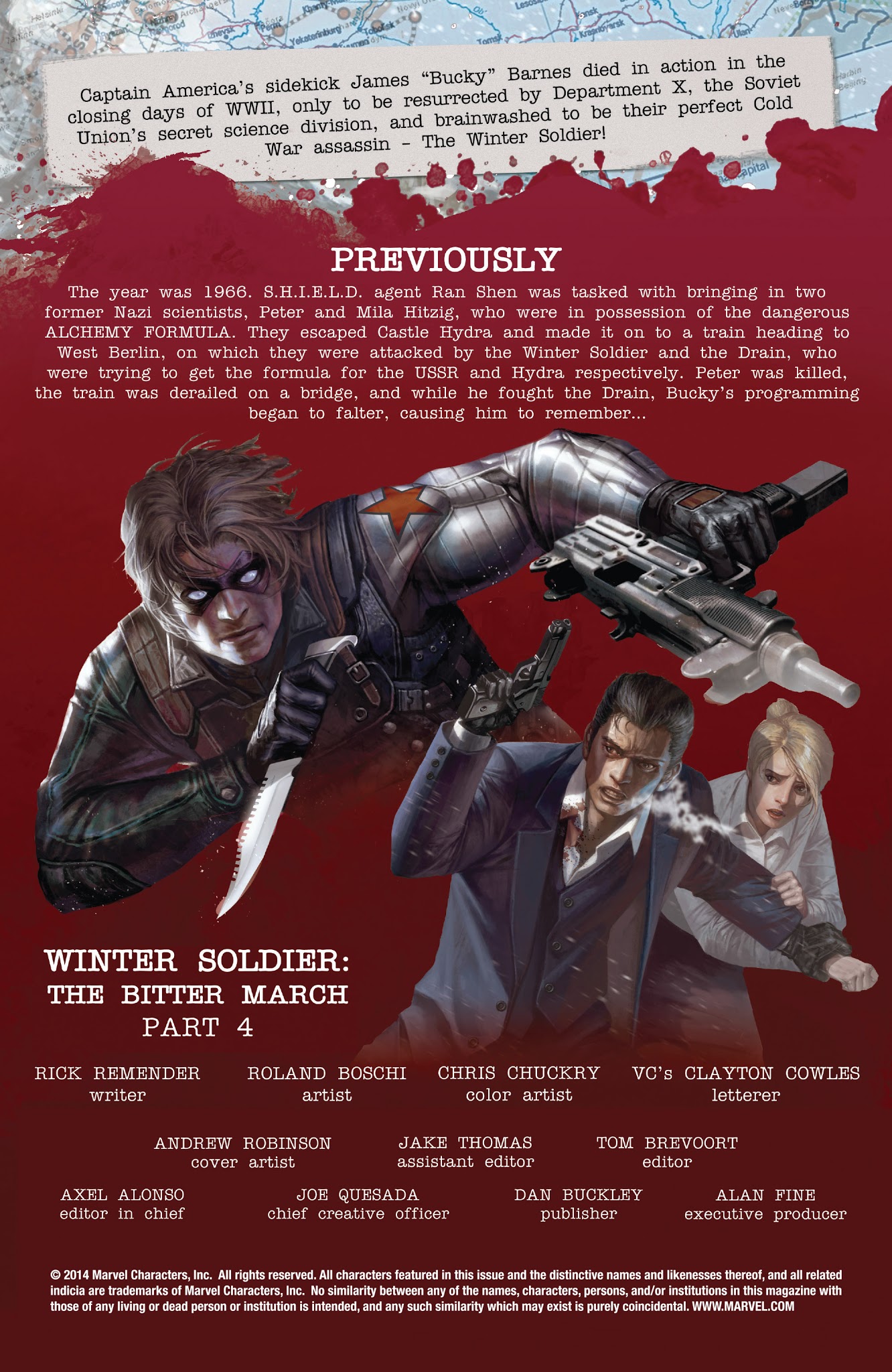 Read online Winter Soldier: The Bitter March comic -  Issue #4 - 2