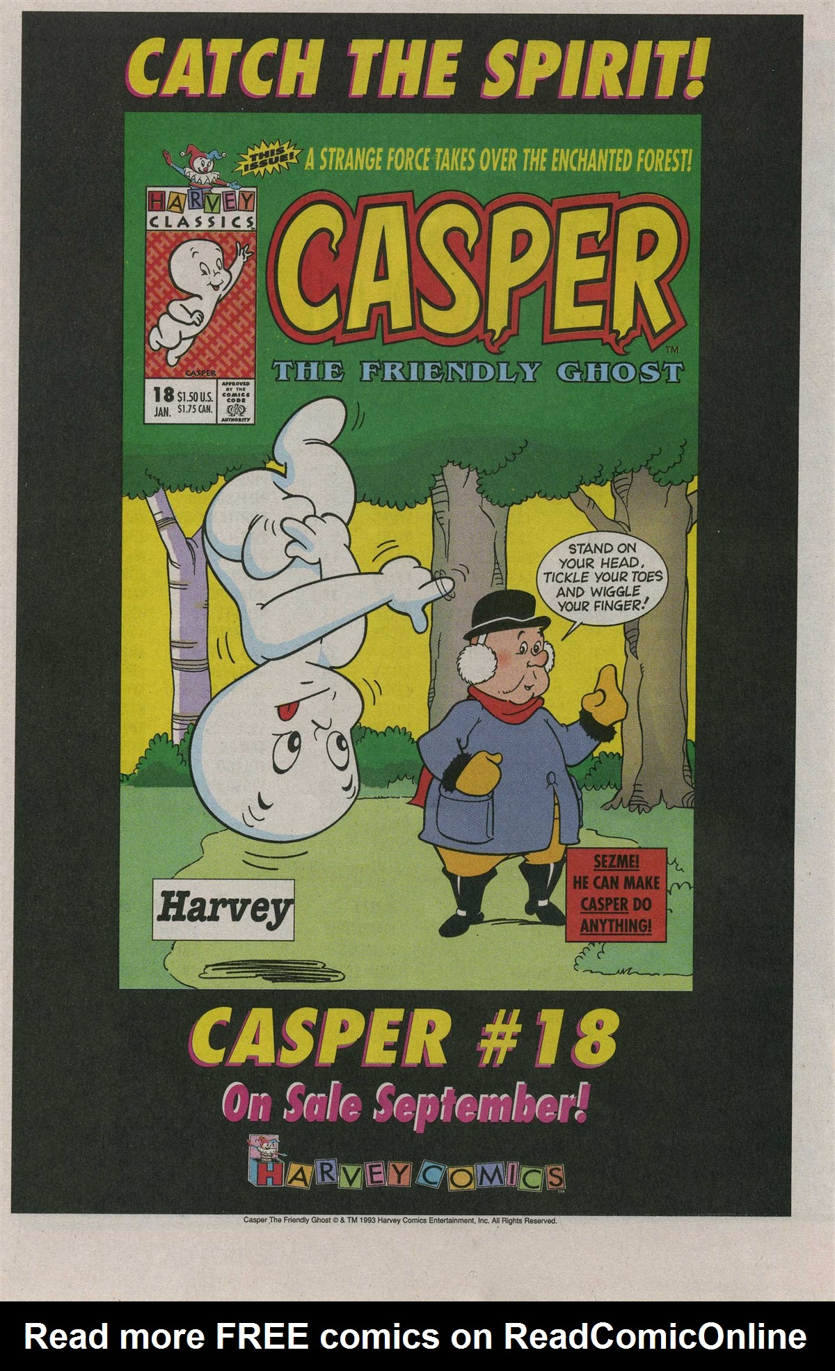 Read online Casper the Friendly Ghost (1991) comic -  Issue #17 - 19