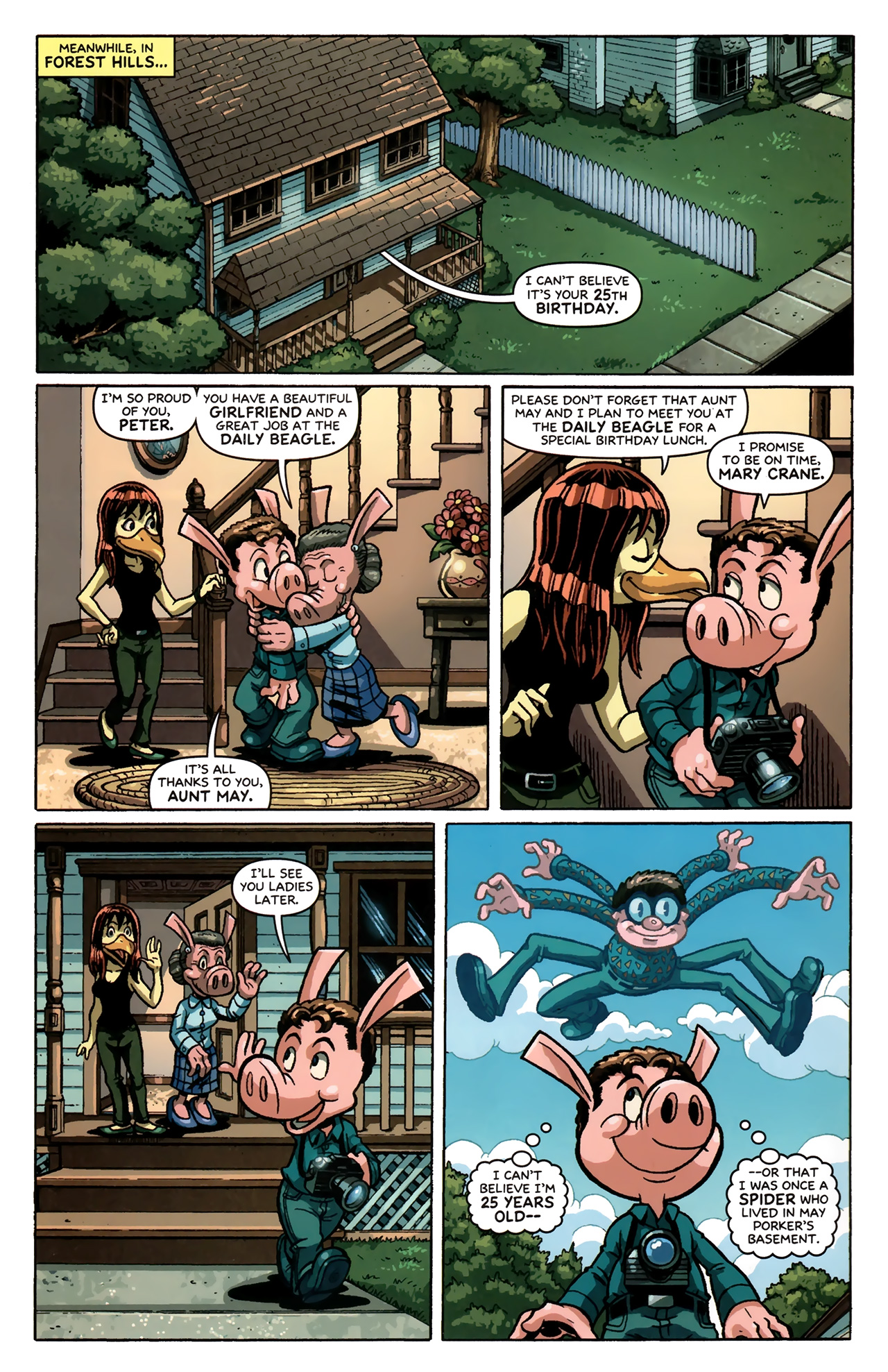 Read online Spider-Ham 25th Anniversary Special comic -  Issue # Full - 5