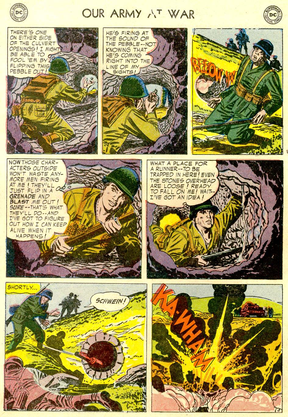 Read online Our Army at War (1952) comic -  Issue #28 - 22