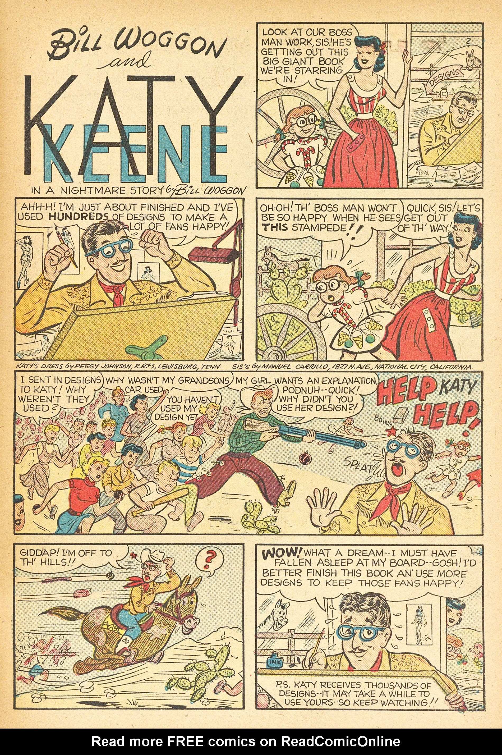 Read online Katy Keene (1949) comic -  Issue #20 - 31