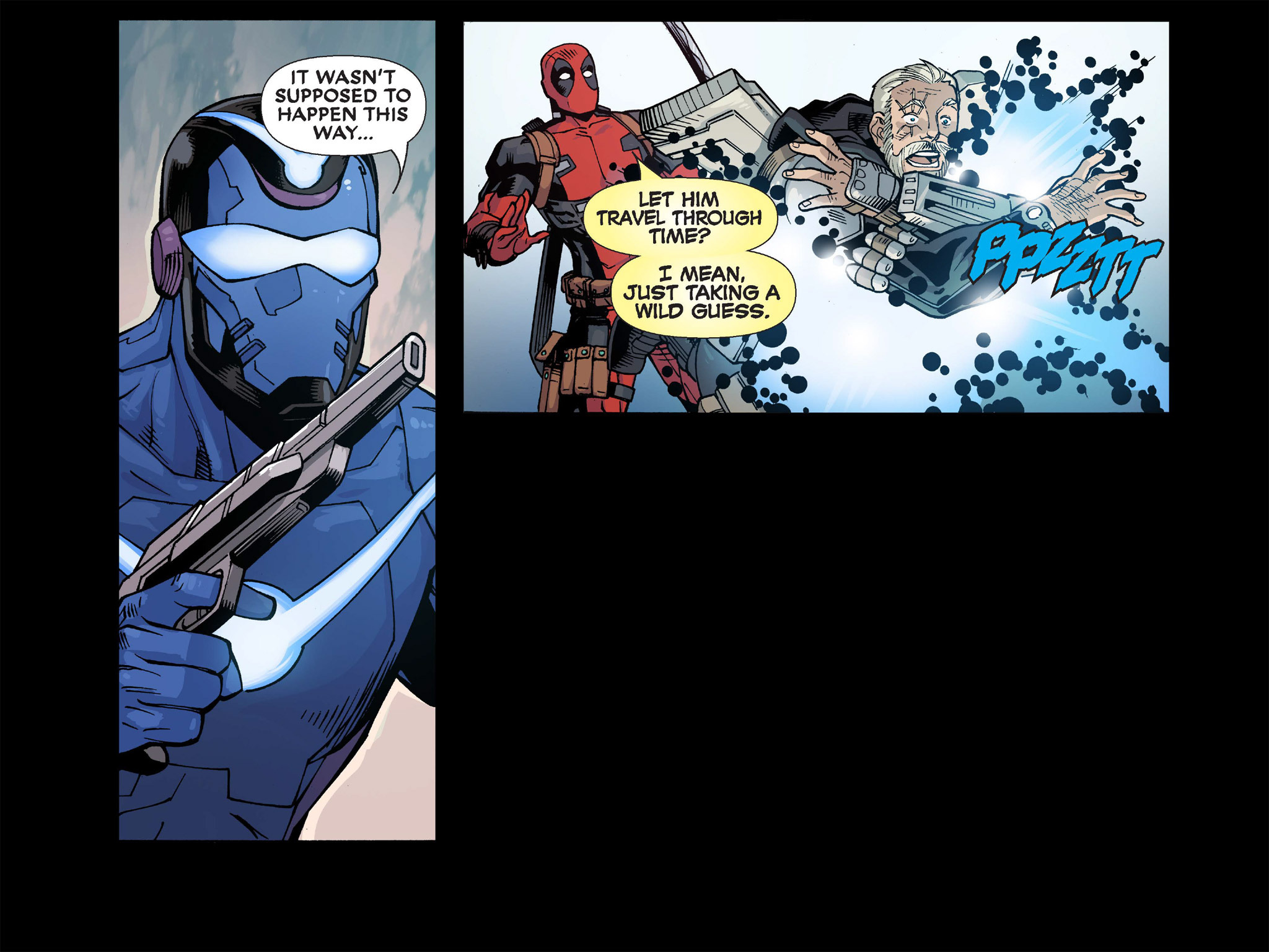 Read online Deadpool & Cable: Split Second Infinite Comic comic -  Issue #3 - 12