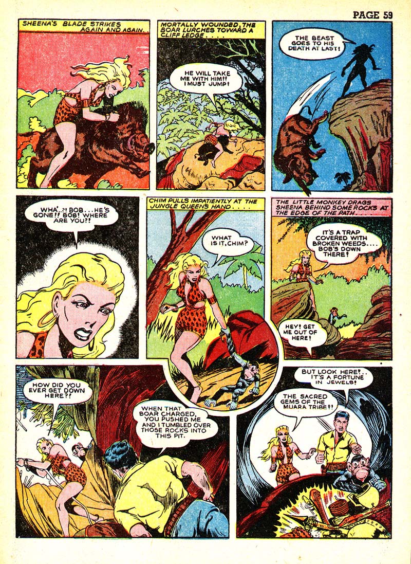 Read online Sheena, Queen of the Jungle (1942) comic -  Issue #3 - 62