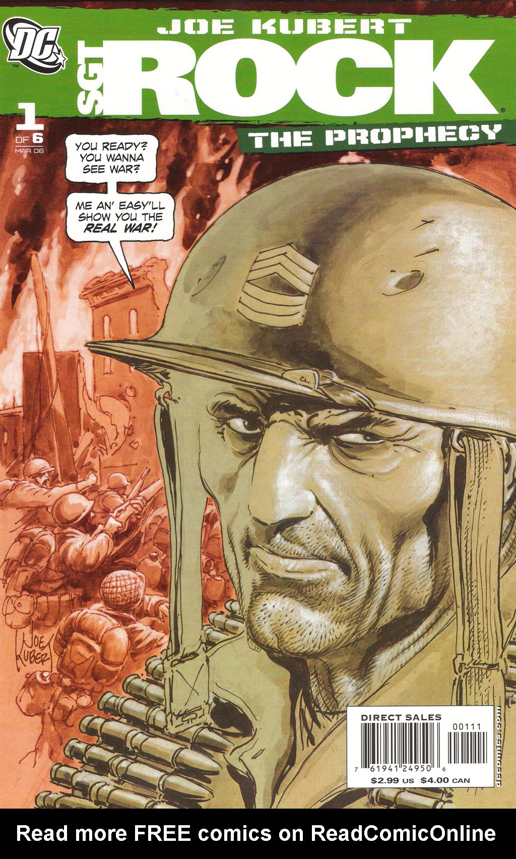 Read online Sgt. Rock: The Prophecy comic -  Issue #1 - 1