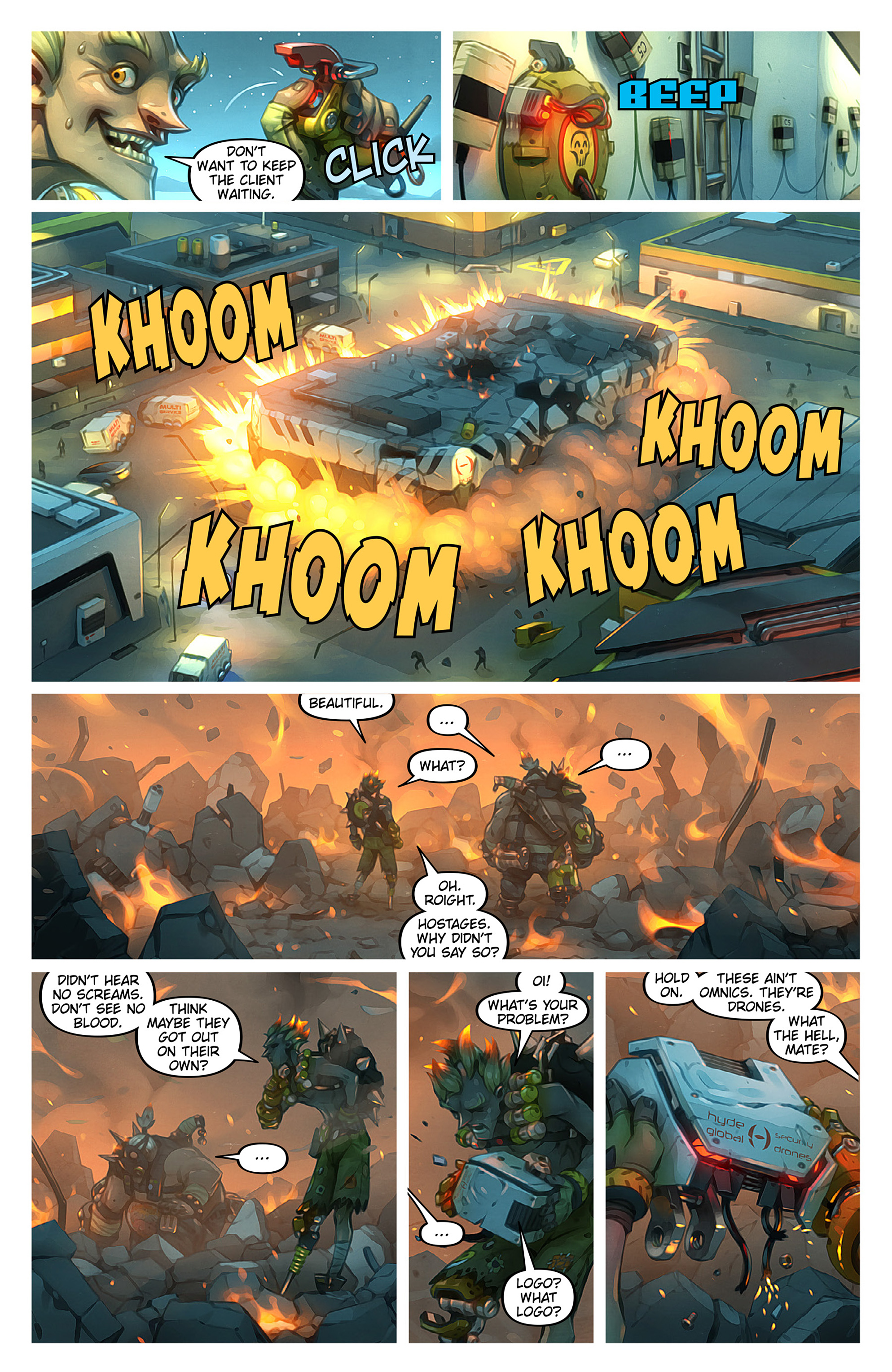 Read online Overwatch comic -  Issue #3 - 7