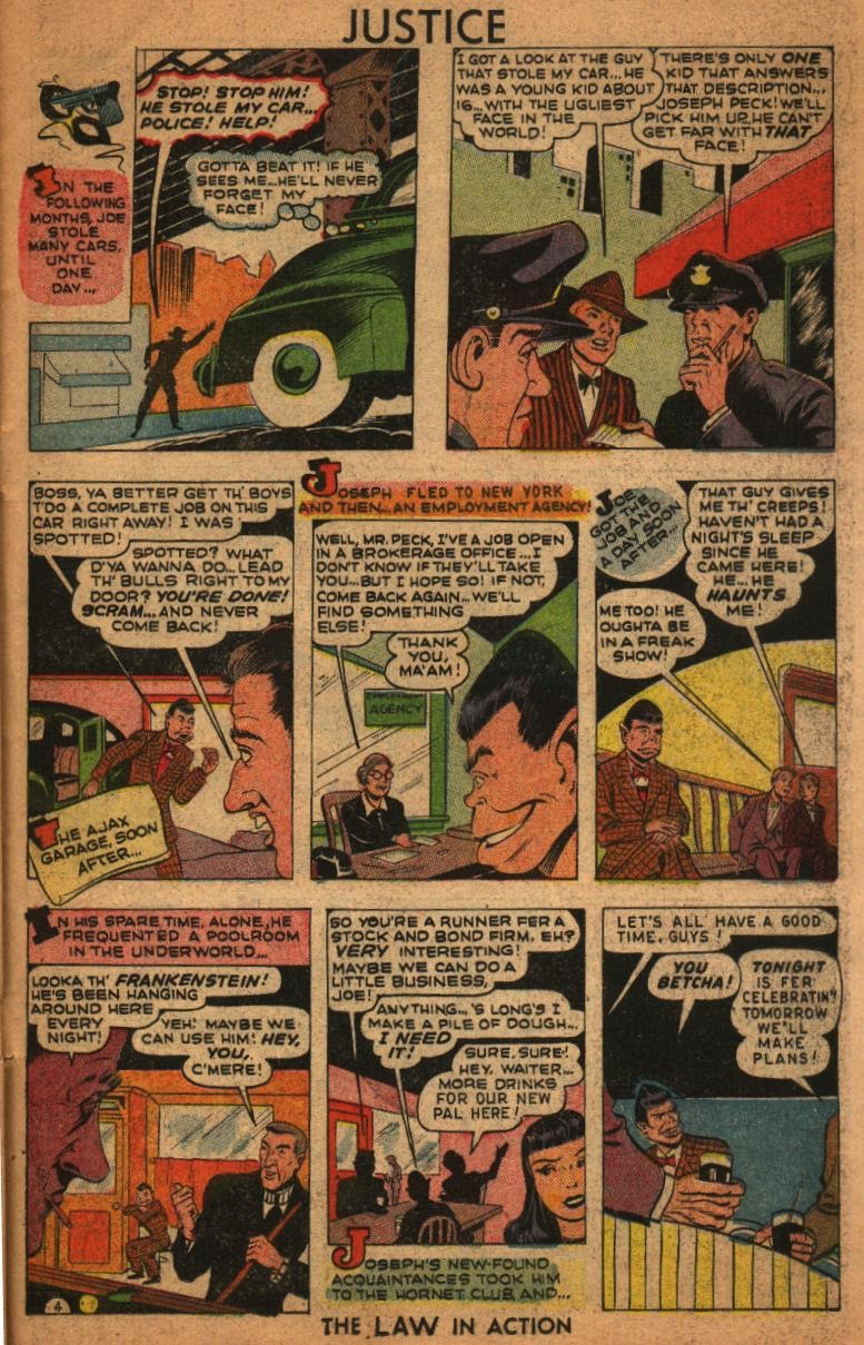 Read online Justice Comics (1948) comic -  Issue #6 - 33