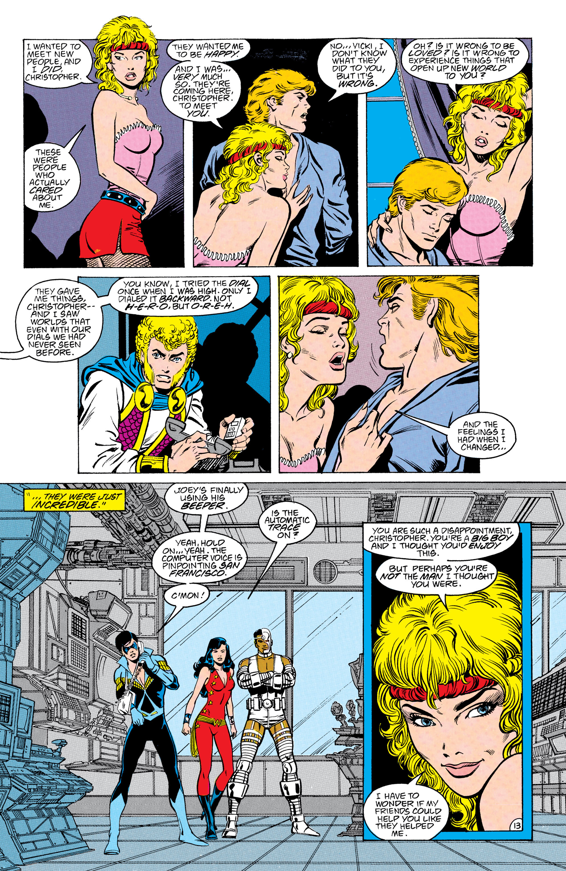 Read online The New Teen Titans (1984) comic -  Issue #46 - 14