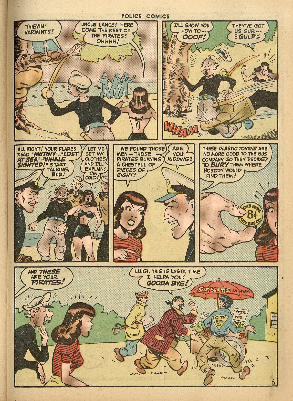 Read online Police Comics comic -  Issue #59 - 35