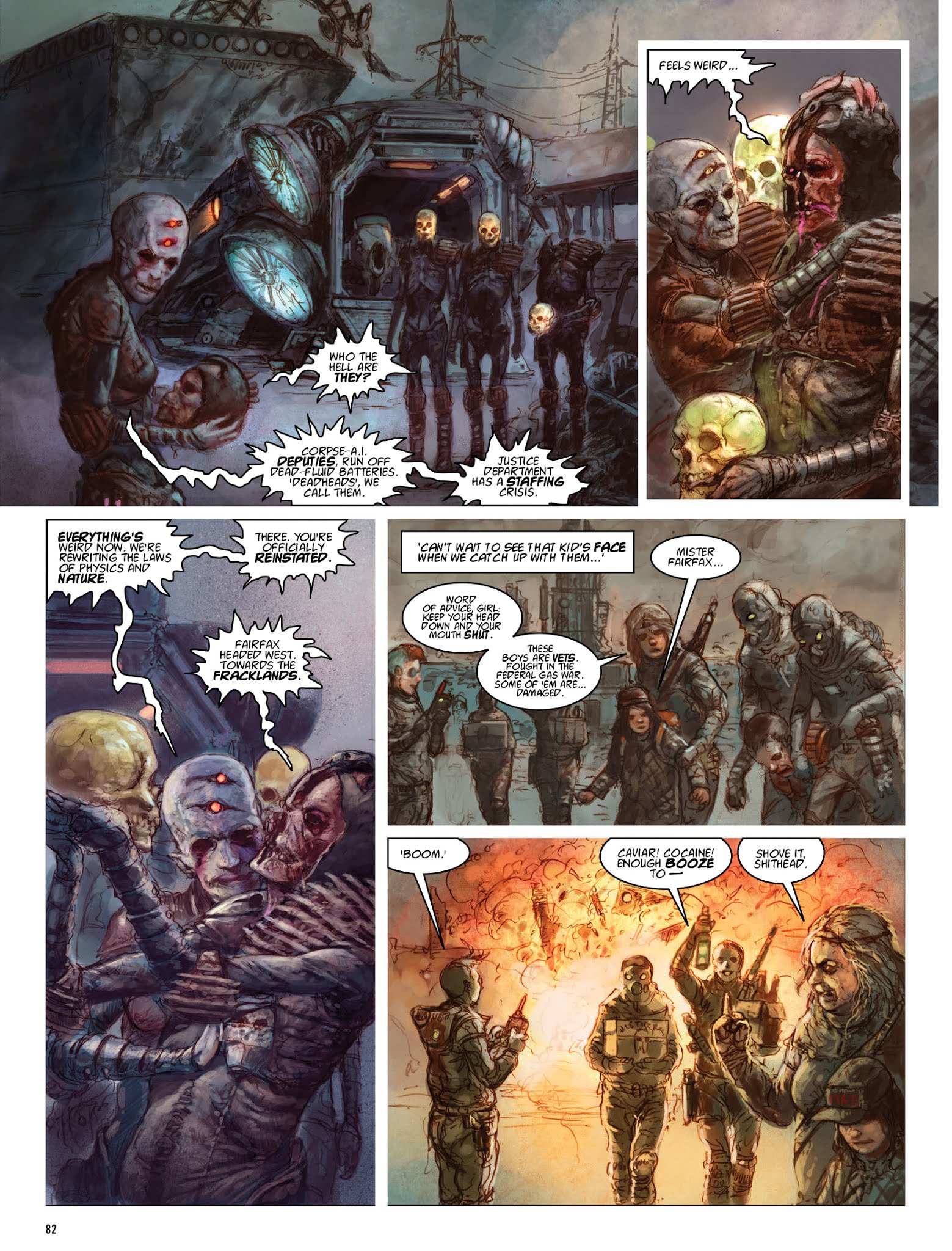 Read online The Dark Judges: The Fall of Deadworld comic -  Issue # TPB - 83