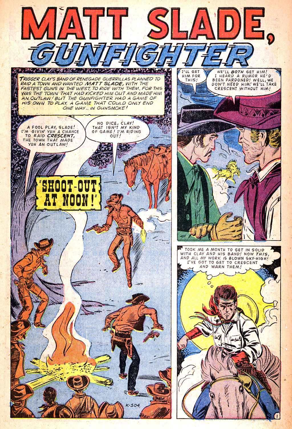 Read online Matt Slade, Gunfighter comic -  Issue #4 - 10