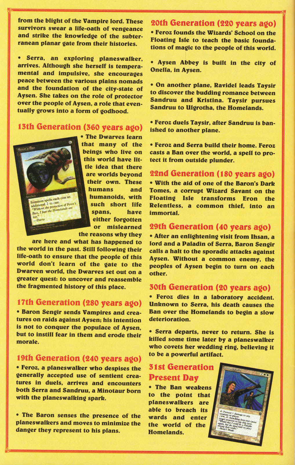 Read online Homelands On the World of Magic: The Gathering comic -  Issue # Full - 49