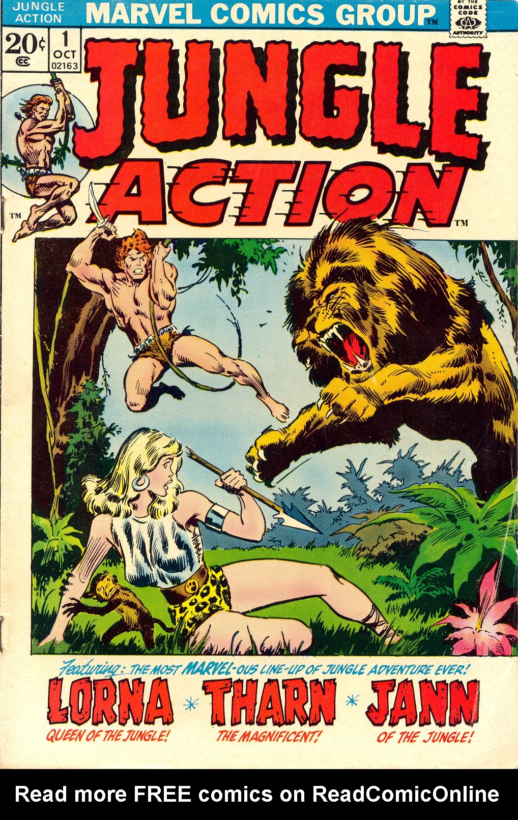 Read online Jungle Action (1972) comic -  Issue #1 - 1