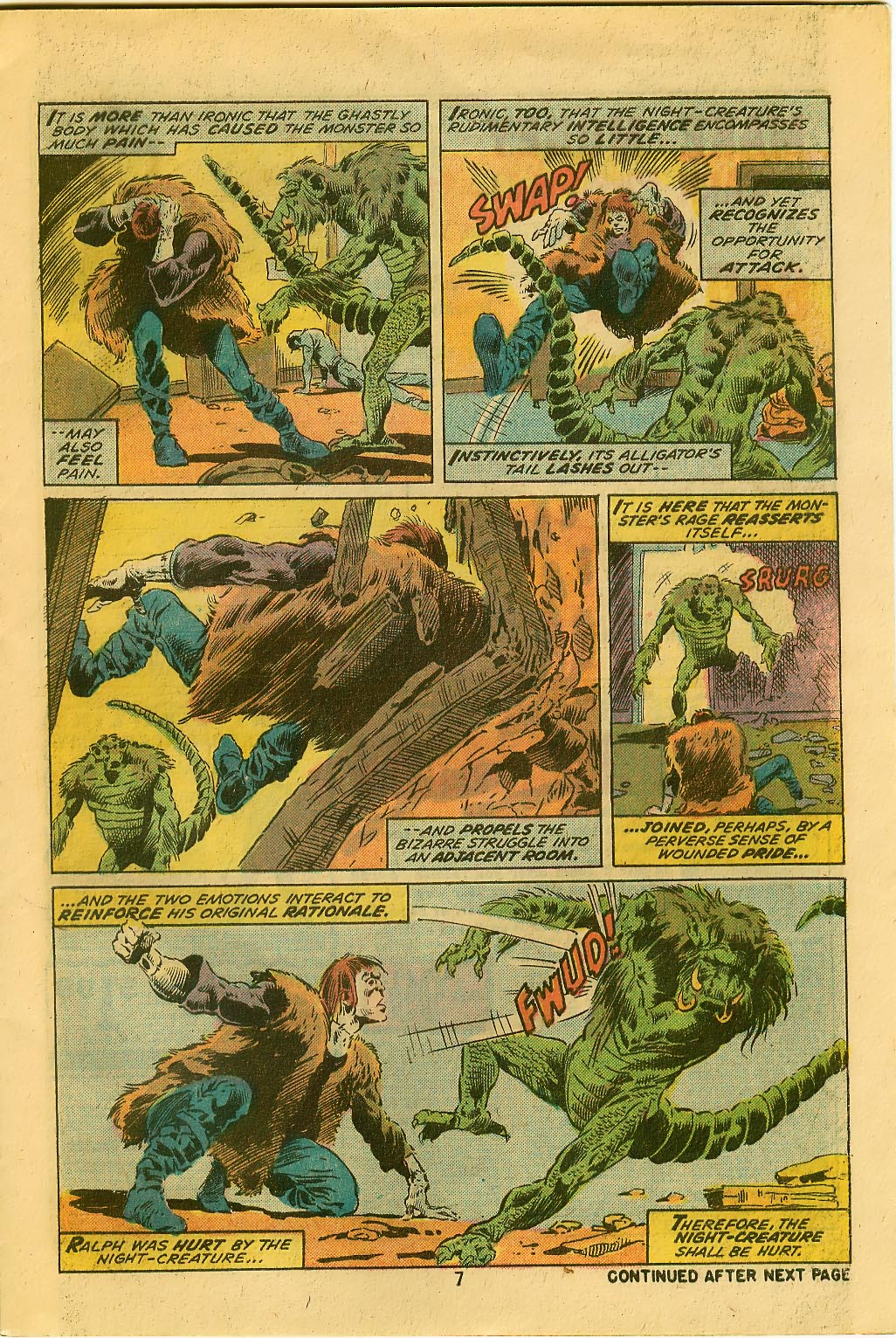 Read online Frankenstein (1973) comic -  Issue #14 - 6
