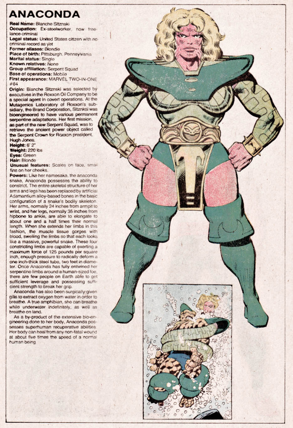 Read online The Official Handbook of the Marvel Universe comic -  Issue #1 - 10