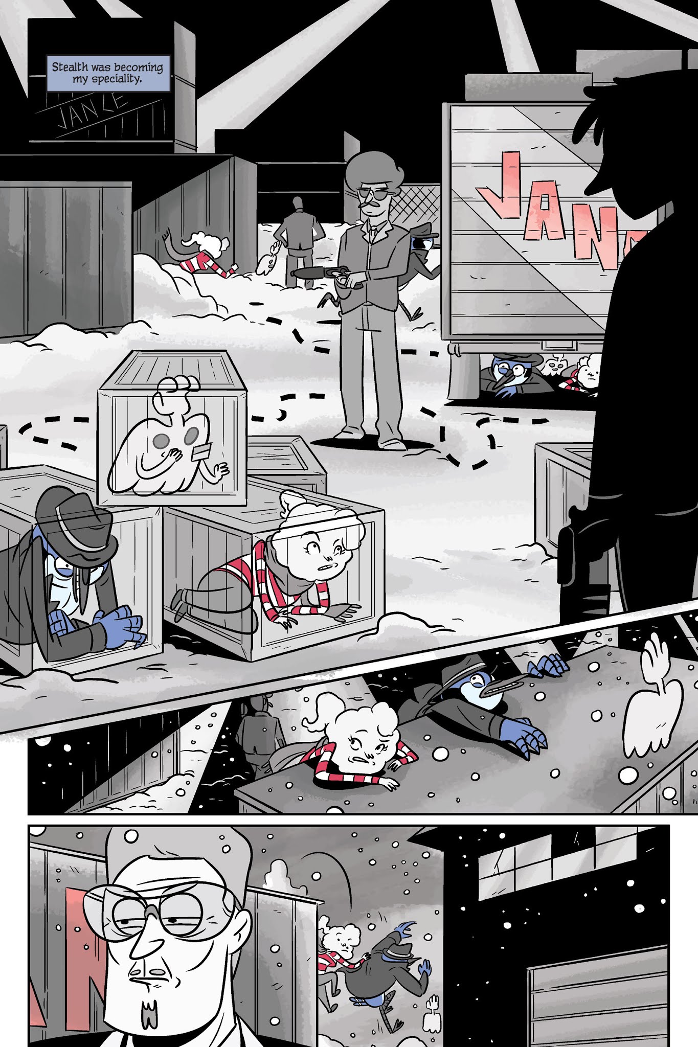 Read online Regular Show: Noir Means Noir, Buddy comic -  Issue # TPB (Part 1) - 48