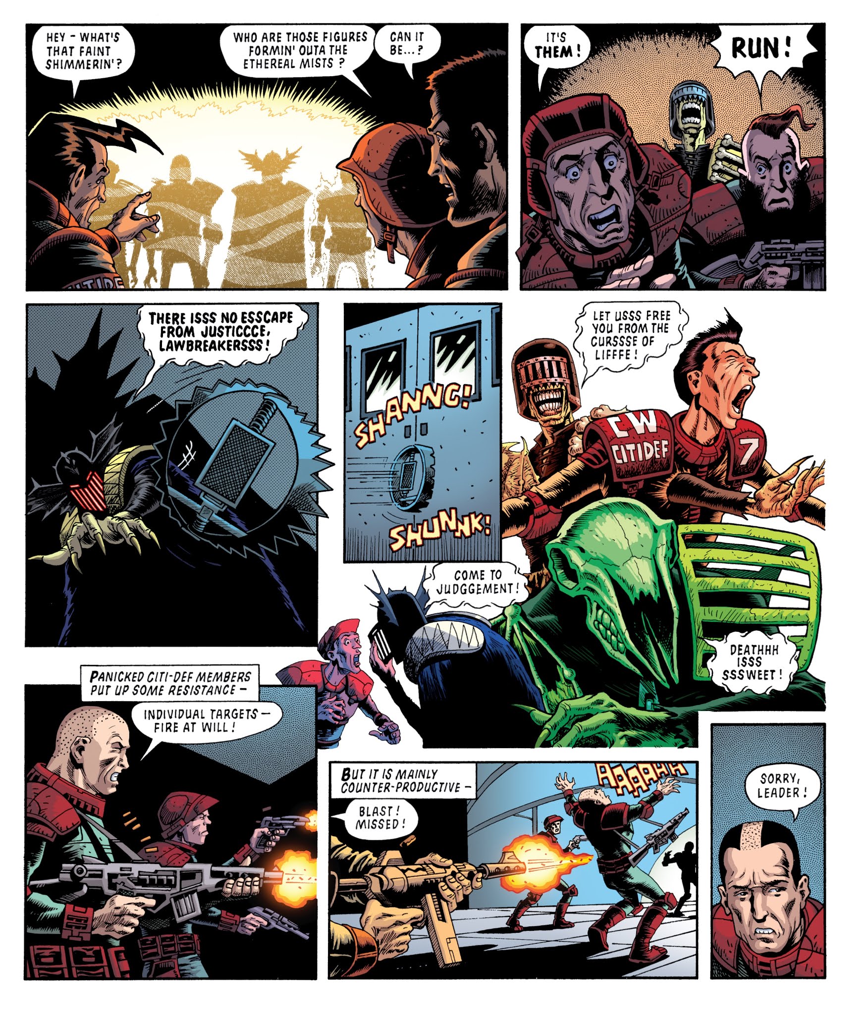 Read online Judge Dredd Classics: The Dark Judges comic -  Issue # TPB - 83