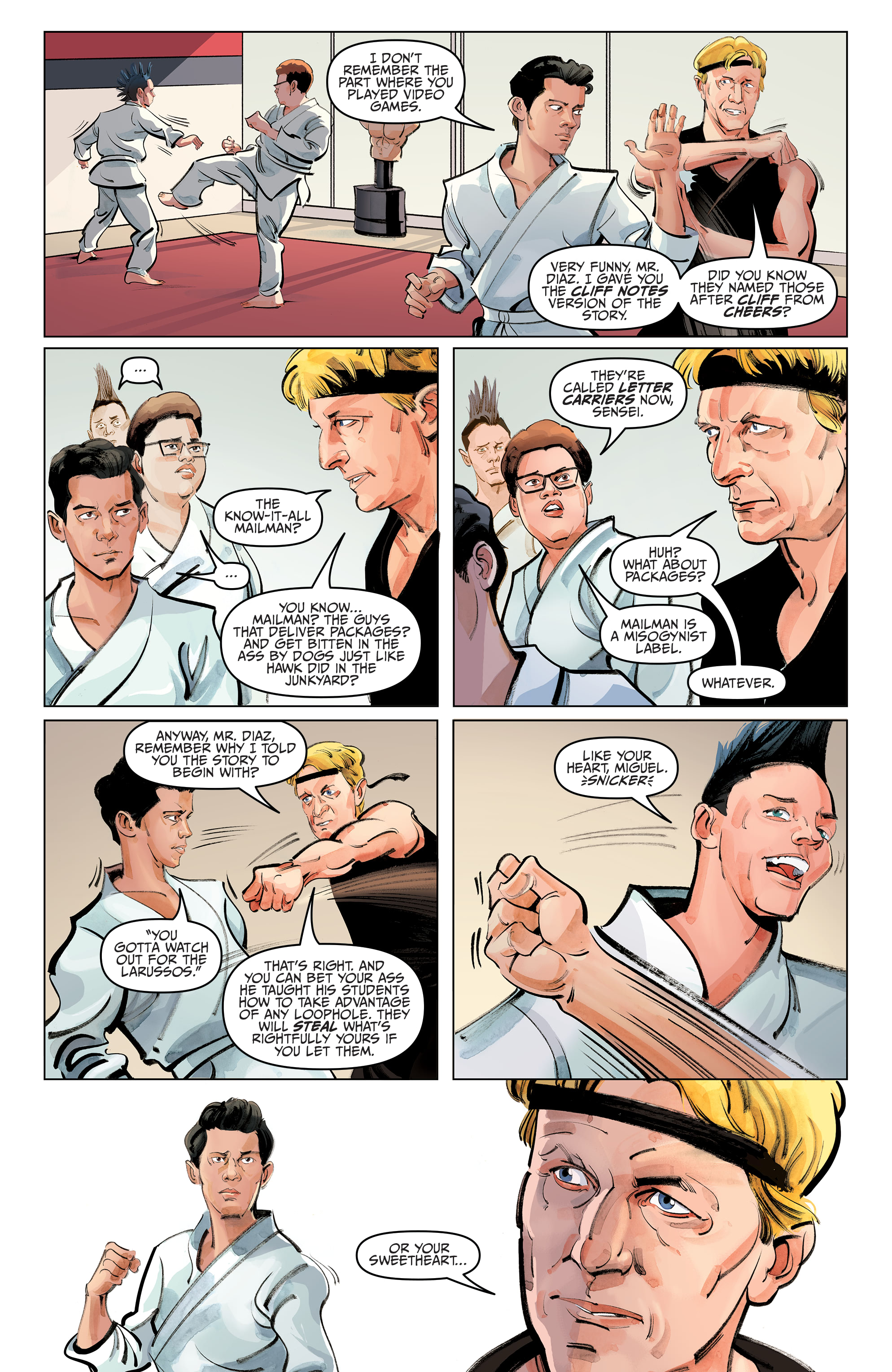 Read online Cobra Kai: The Karate Kid Saga Continues comic -  Issue #3 - 4