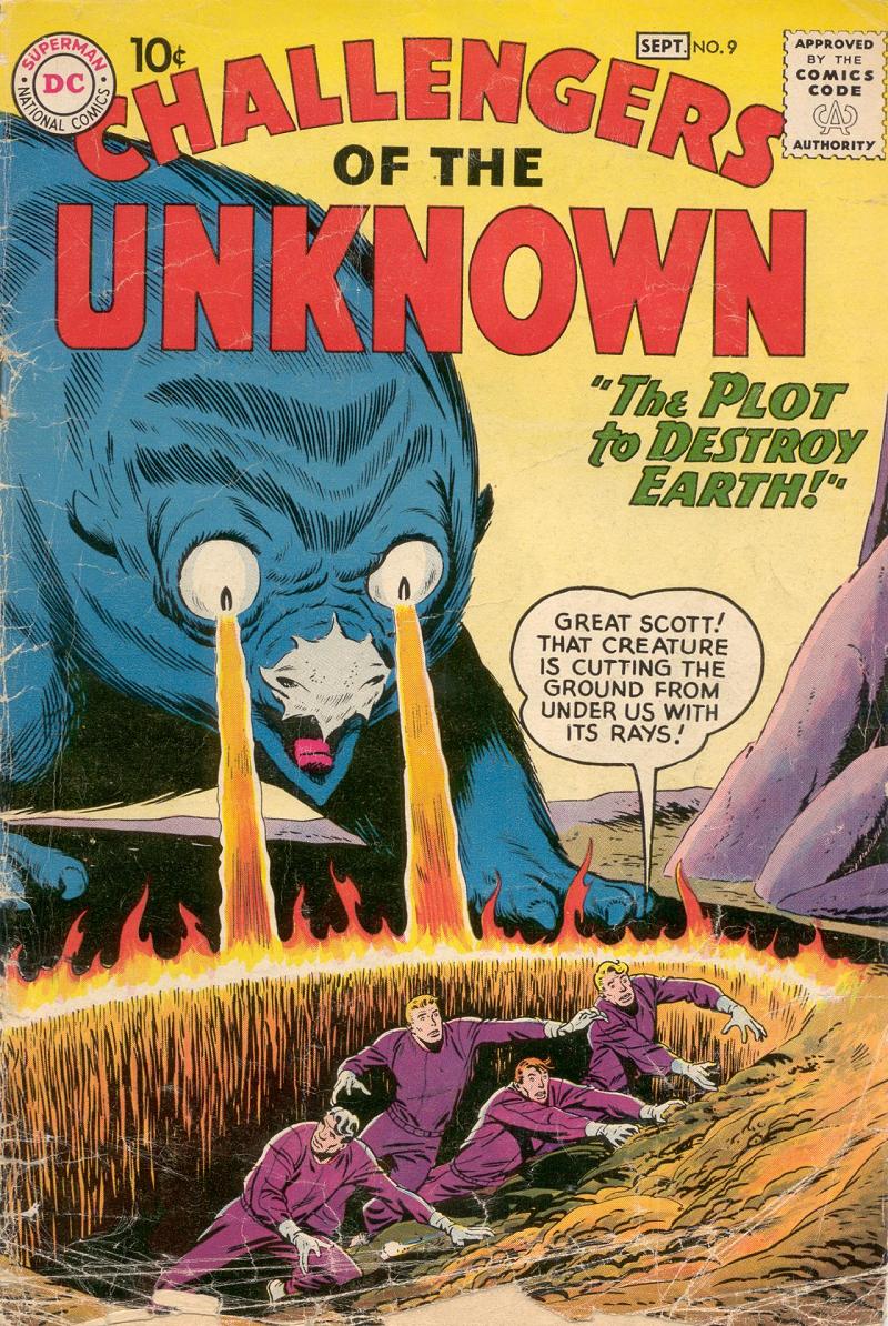 Read online Challengers of the Unknown (1958) comic -  Issue #9 - 1