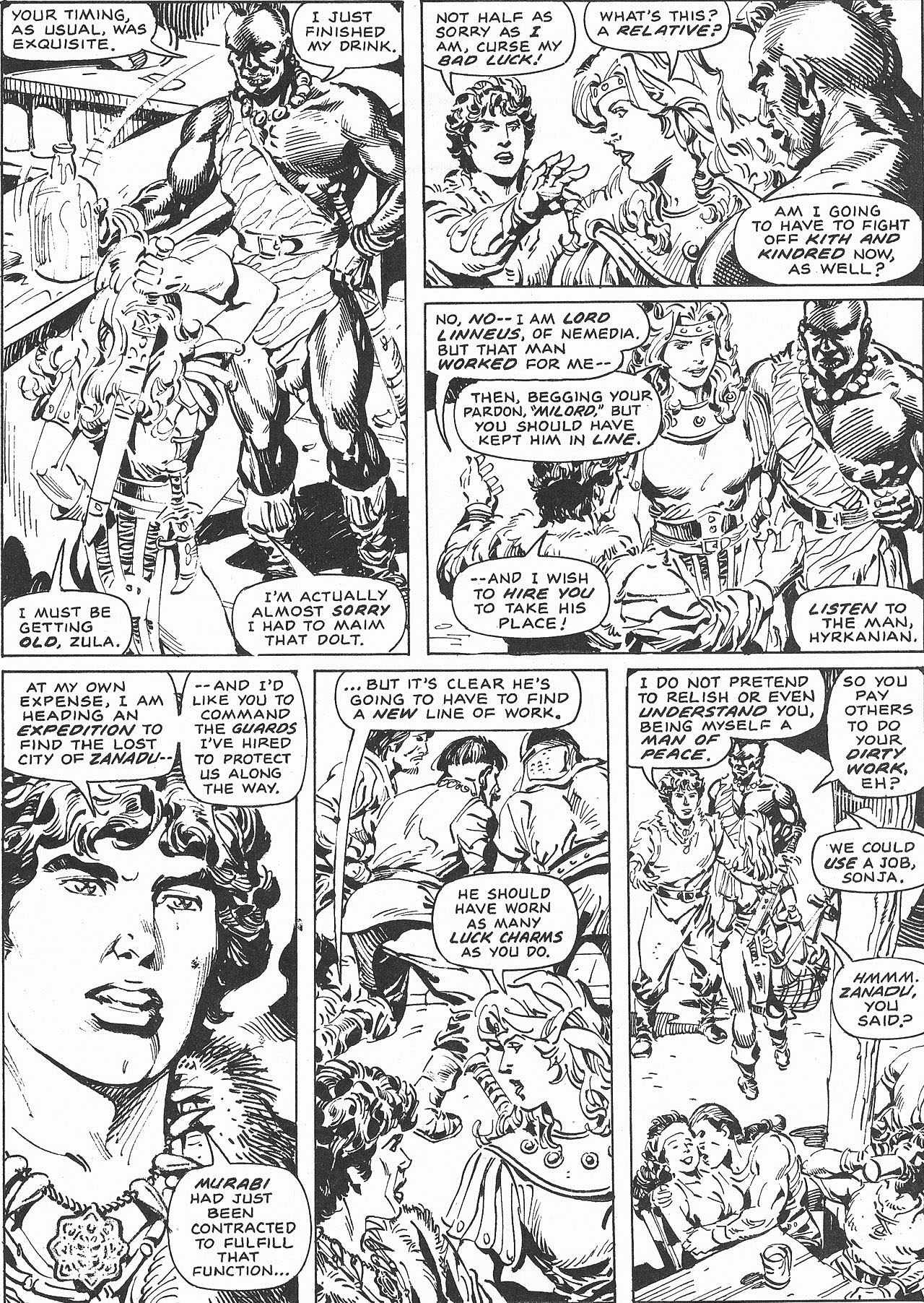 Read online The Savage Sword Of Conan comic -  Issue #207 - 62