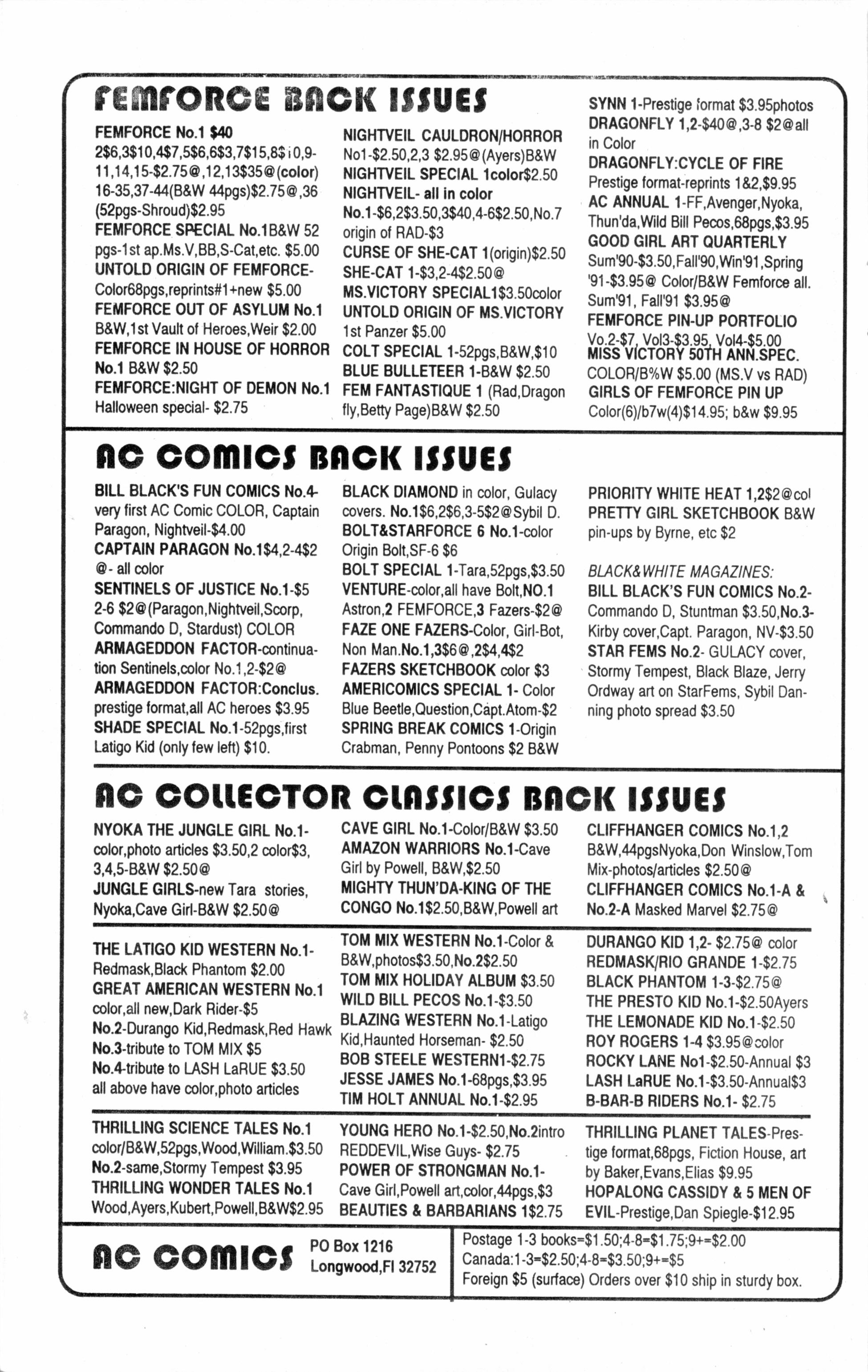 Read online Jungle Girls (1988) comic -  Issue #3 - 10