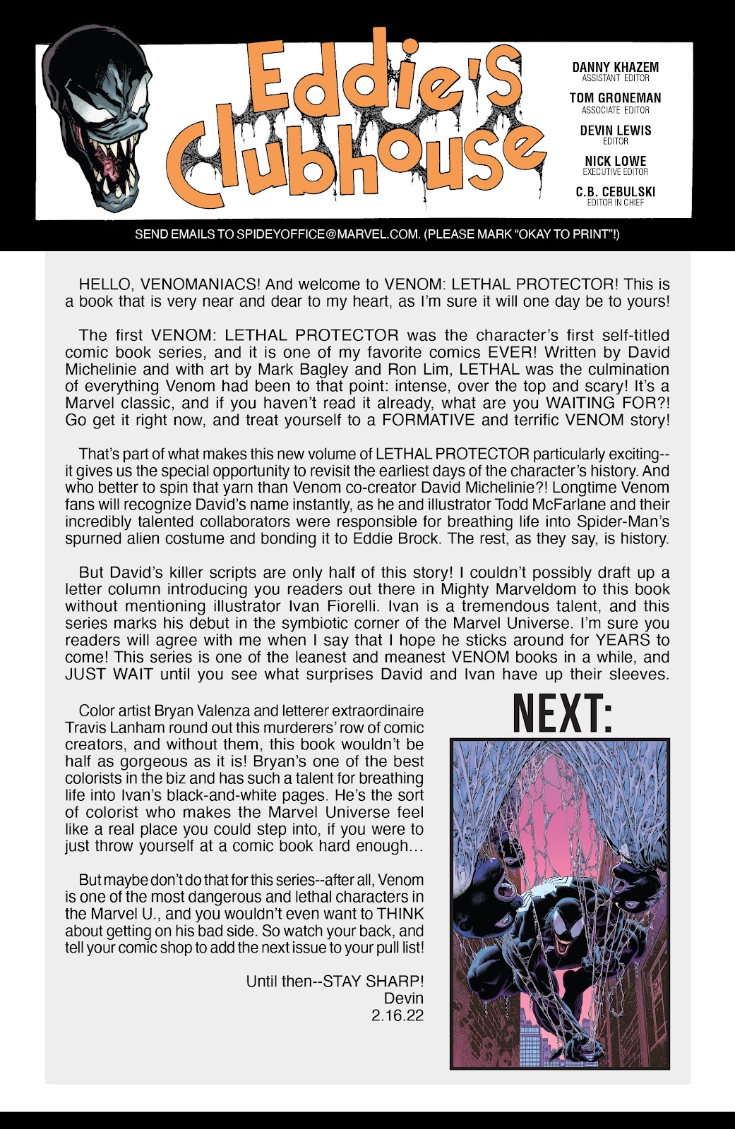 Venom: Lethal Protector (2022) issue 1 - Page 32