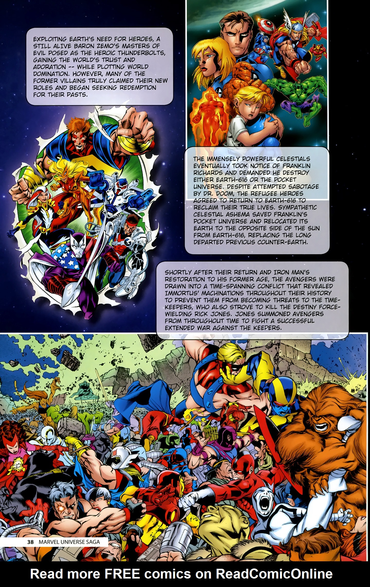 Read online History of the Marvel Universe (2012) comic -  Issue # Full - 37