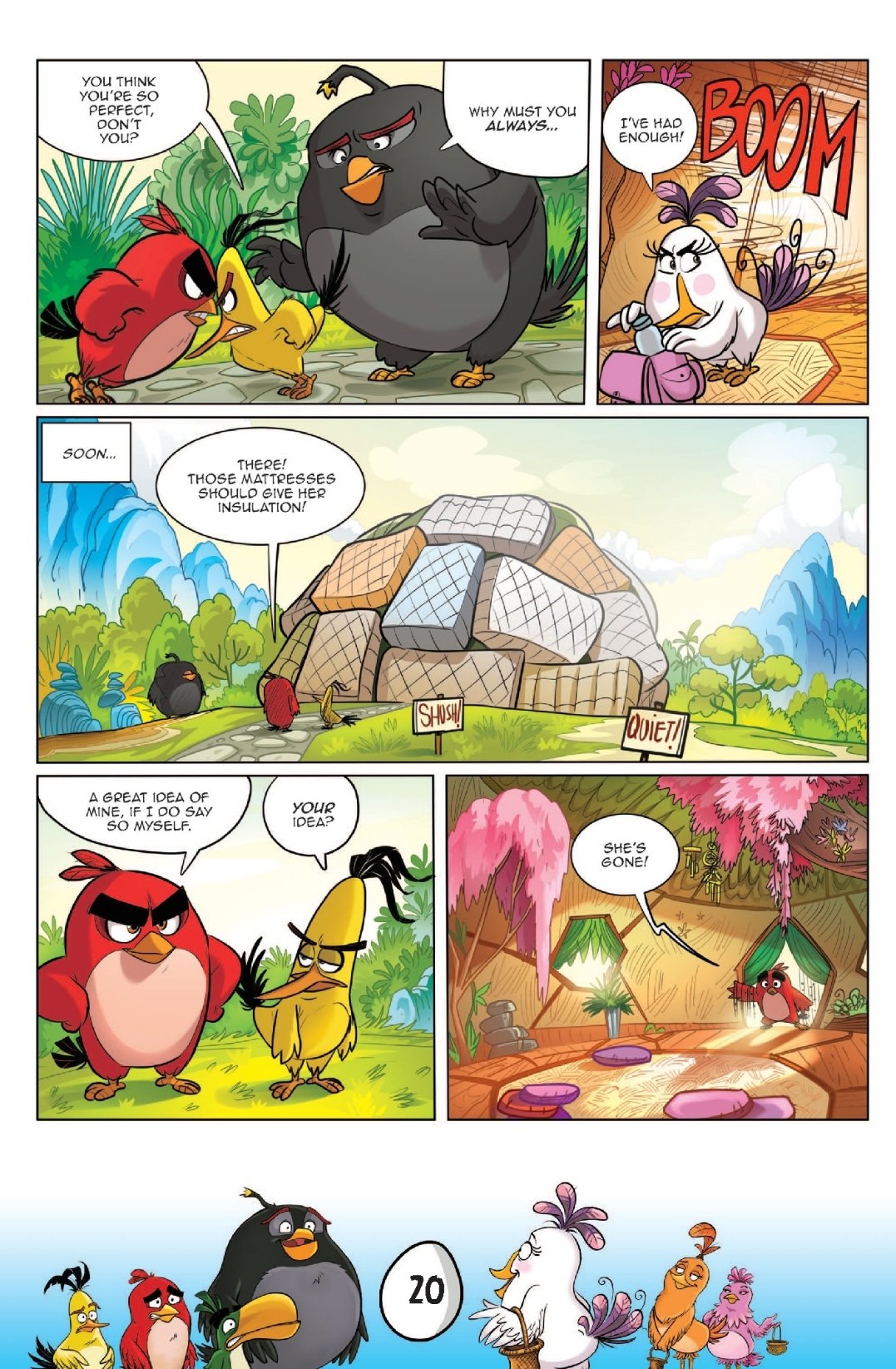 Read online Angry Birds Comics Quarterly comic -  Issue # Issue Furious Fowl - 21