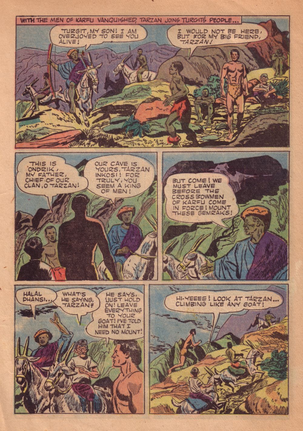 Read online Tarzan (1948) comic -  Issue #55 - 17