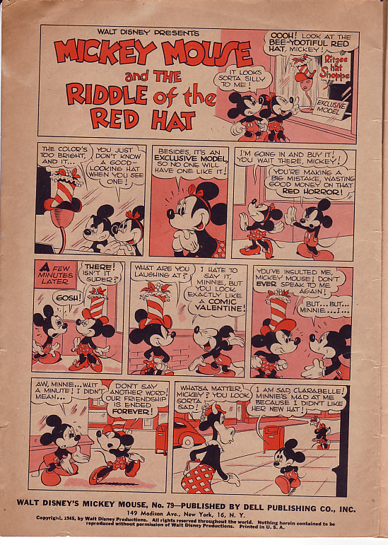 Read online Four Color Comics comic -  Issue #79 - 2