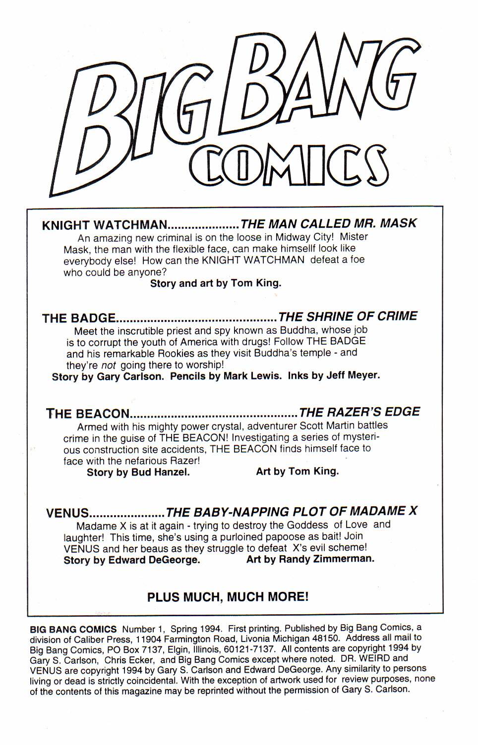 Read online Big Bang Comics (1994) comic -  Issue #1 - 2