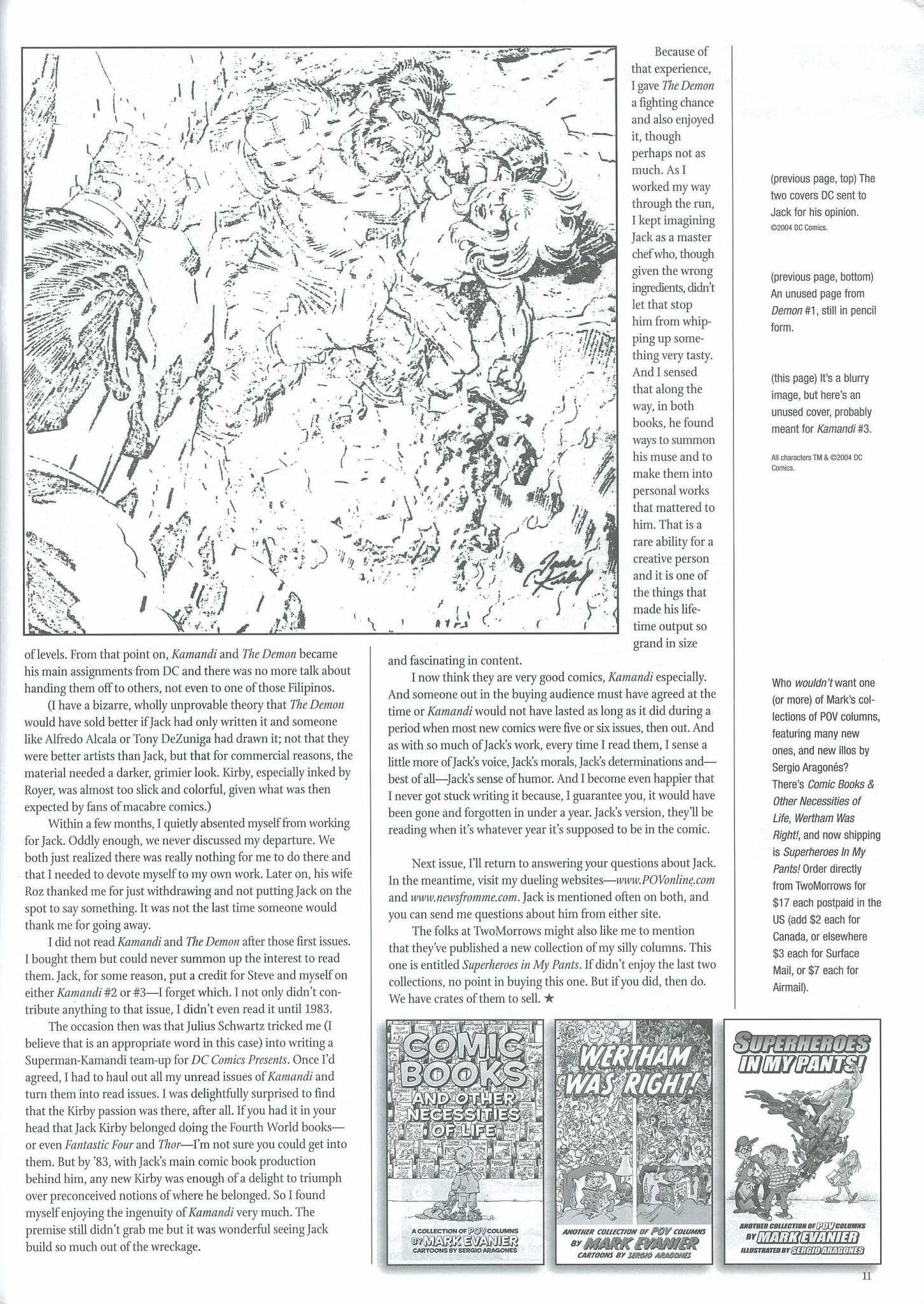 Read online The Jack Kirby Collector comic -  Issue #40 - 13