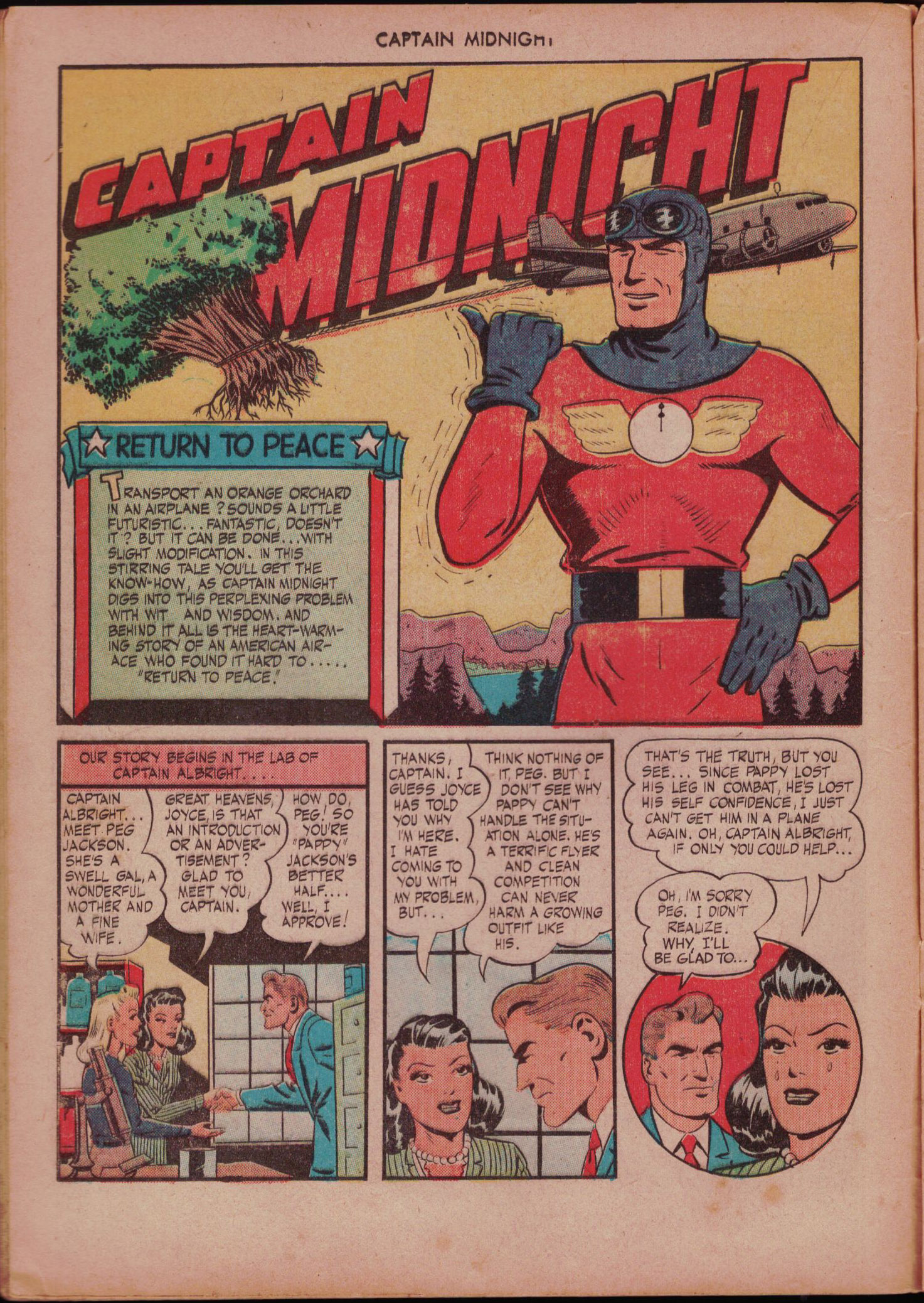 Read online Captain Midnight (1942) comic -  Issue #28 - 16