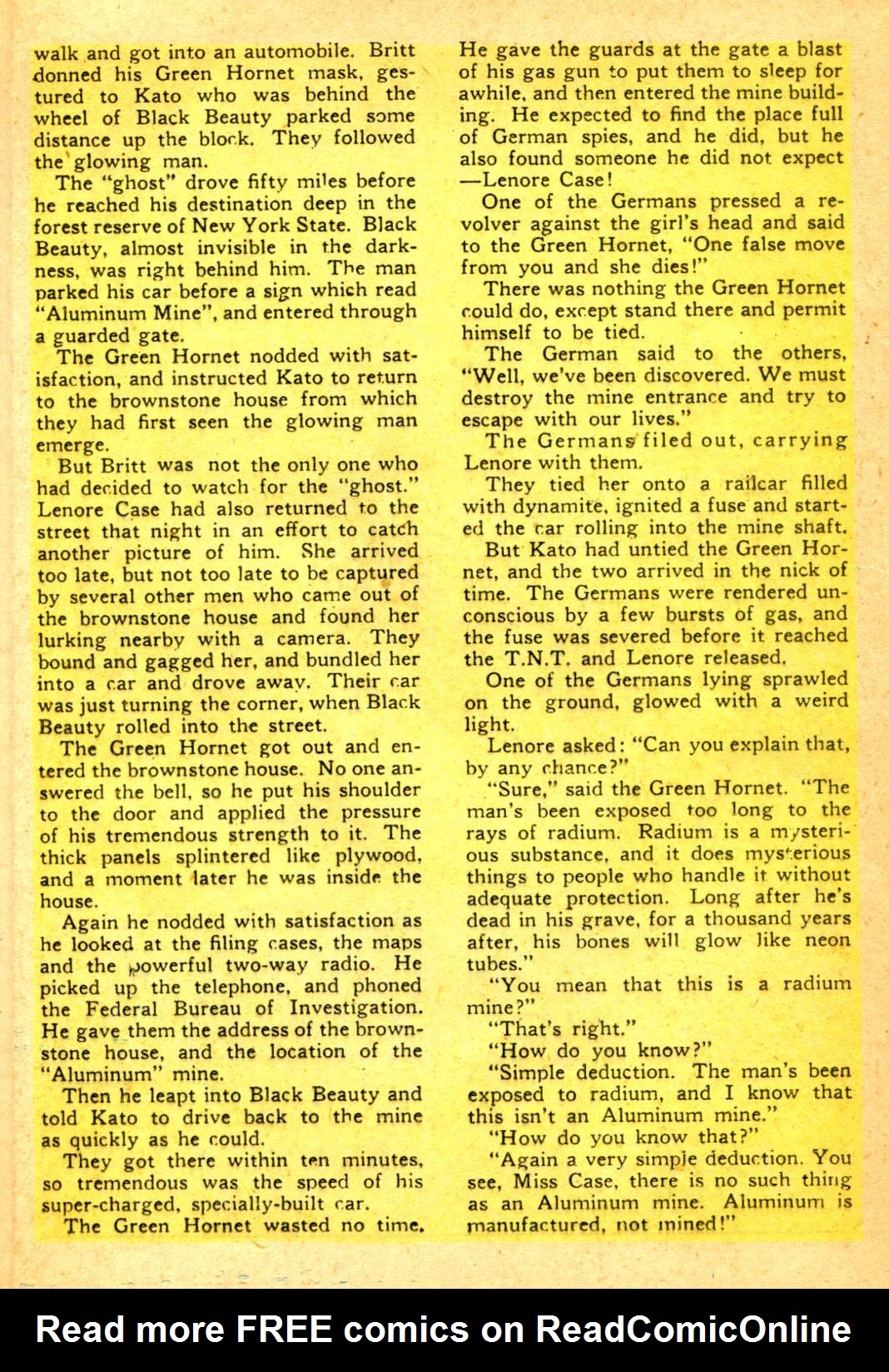 Read online Green Hornet Comics comic -  Issue #14 - 32