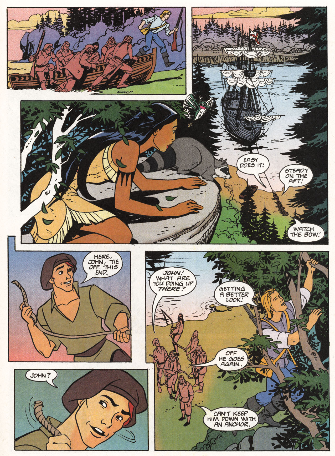 Read online Disney's Pocahontas comic -  Issue #1 - 17