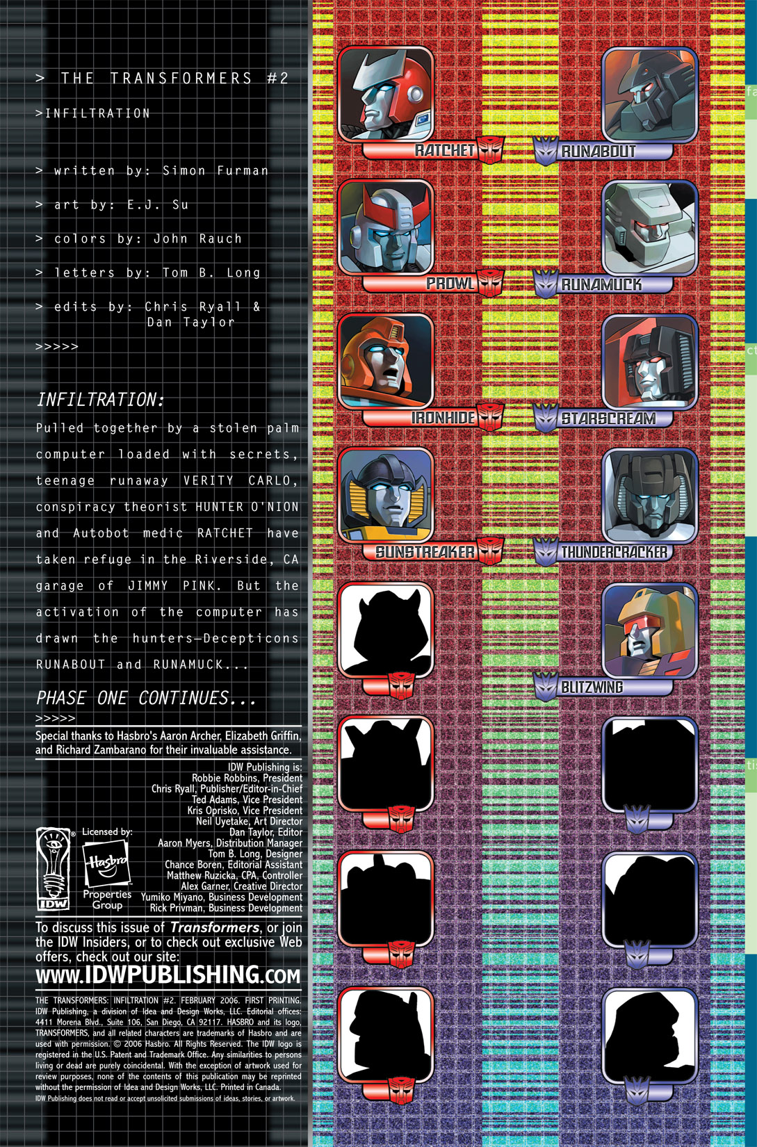 Read online The Transformers: Infiltration comic -  Issue #2 - 5