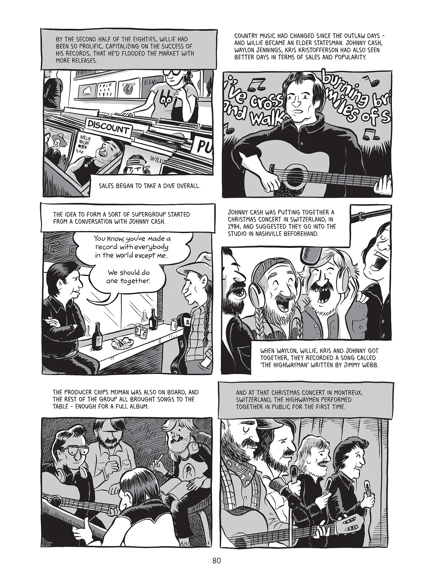 Read online Willie Nelson: A Graphic History comic -  Issue # TPB - 75