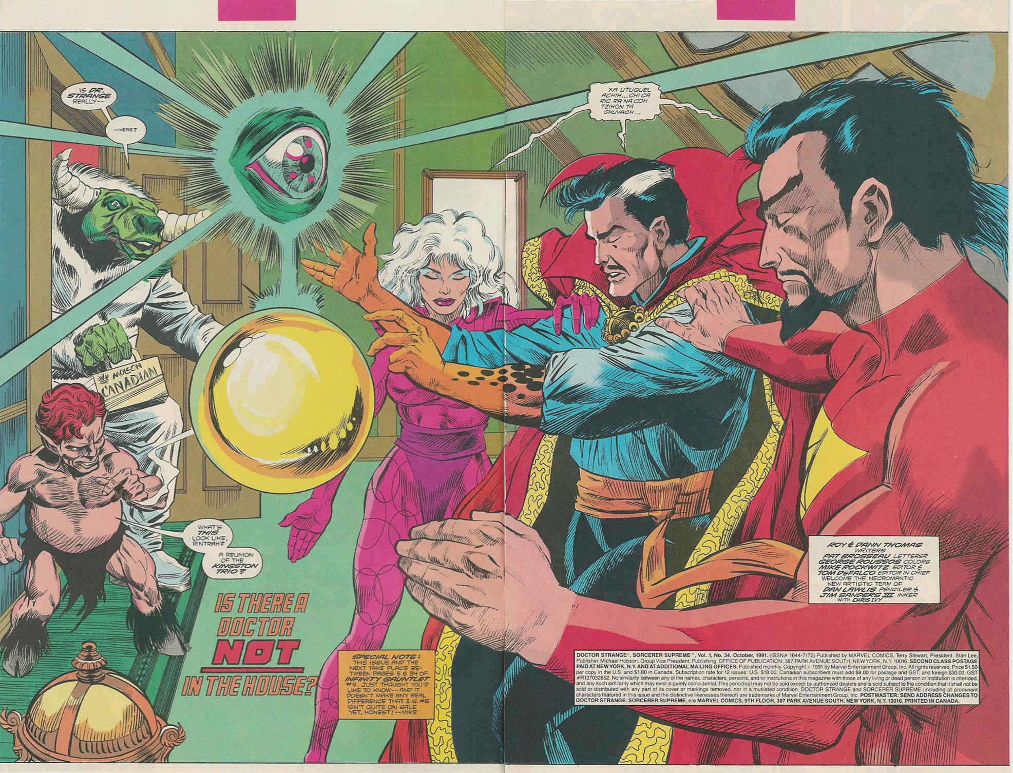 Read online Doctor Strange: Sorcerer Supreme comic - Issue #34.