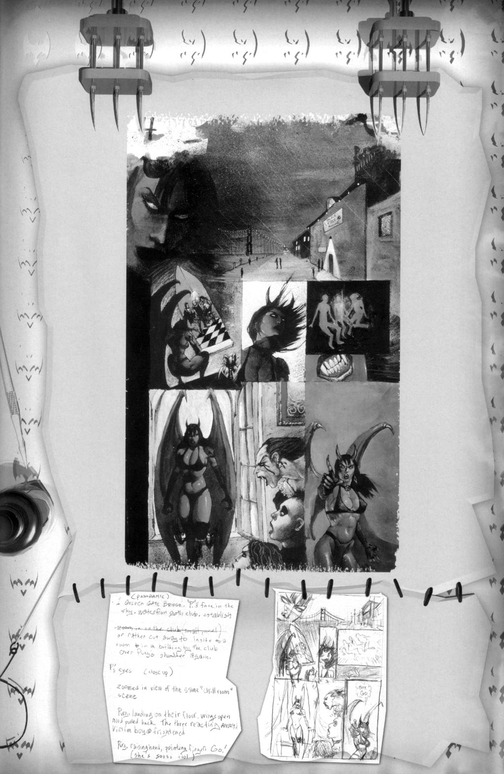 Read online Purgatori: The Dracula Gambit comic -  Issue # _Sketchbook - 21