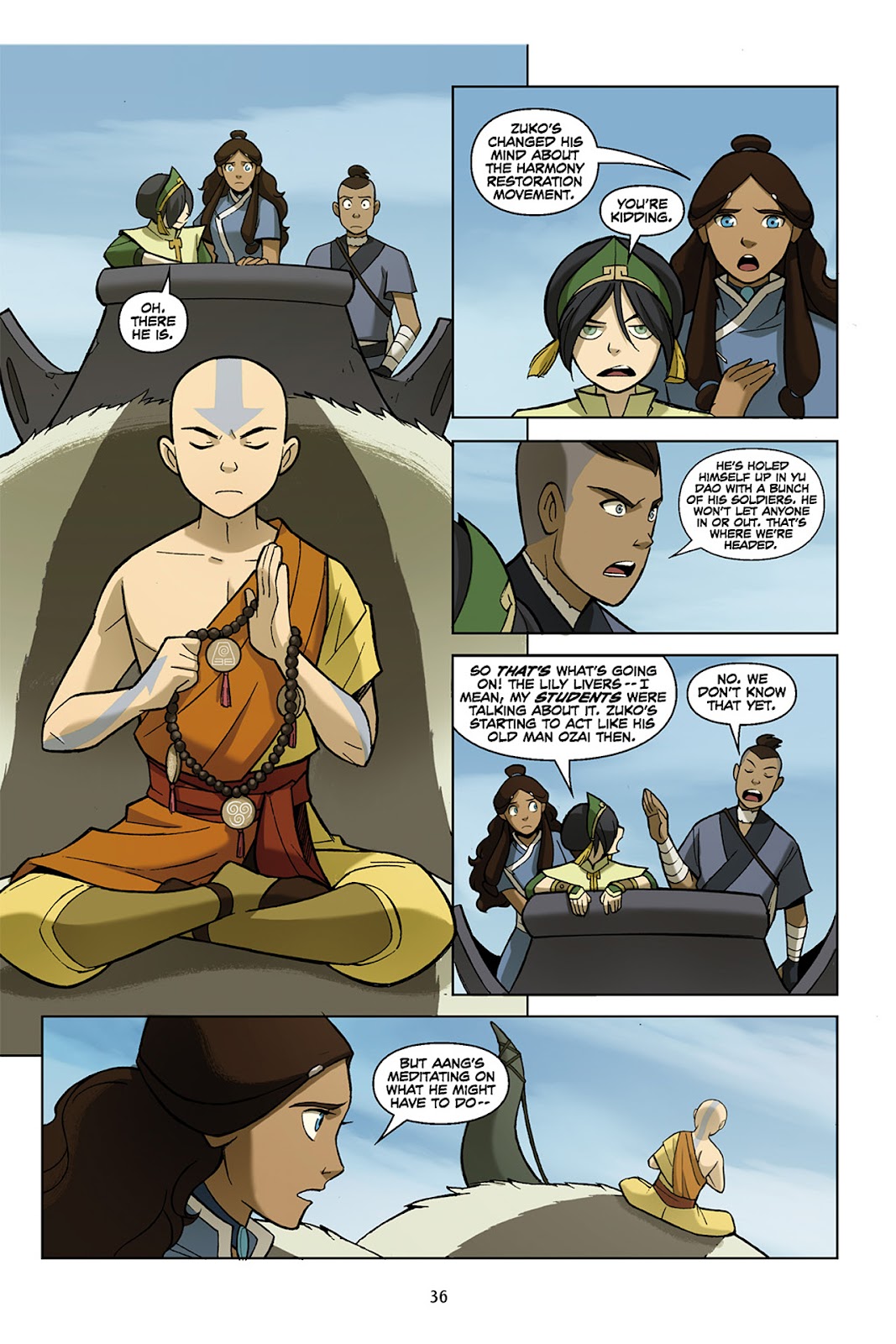 Nickelodeon Avatar: The Last Airbender - The Promise issue Part 1 - Page 37