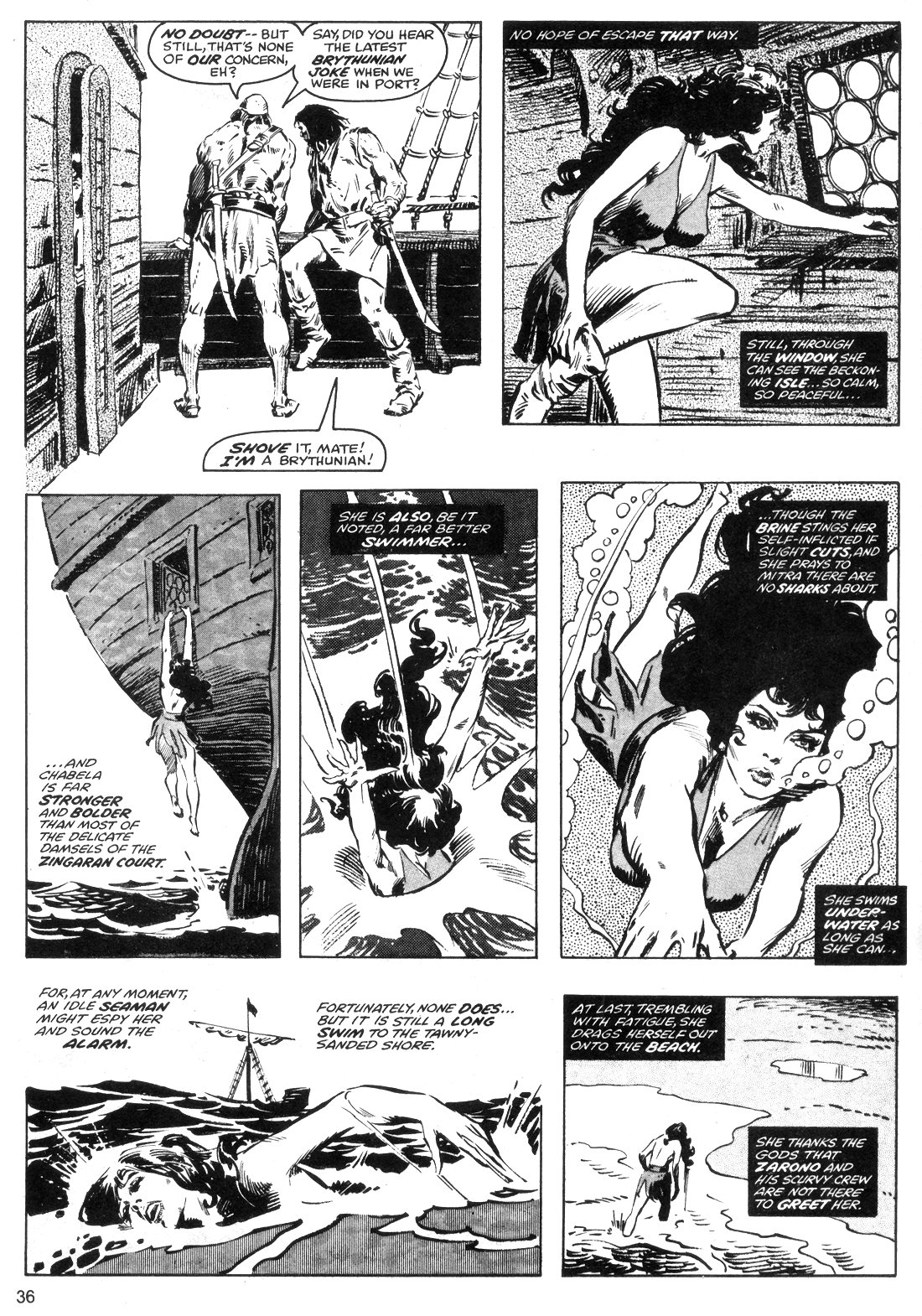 The Savage Sword Of Conan issue 40 - Page 36