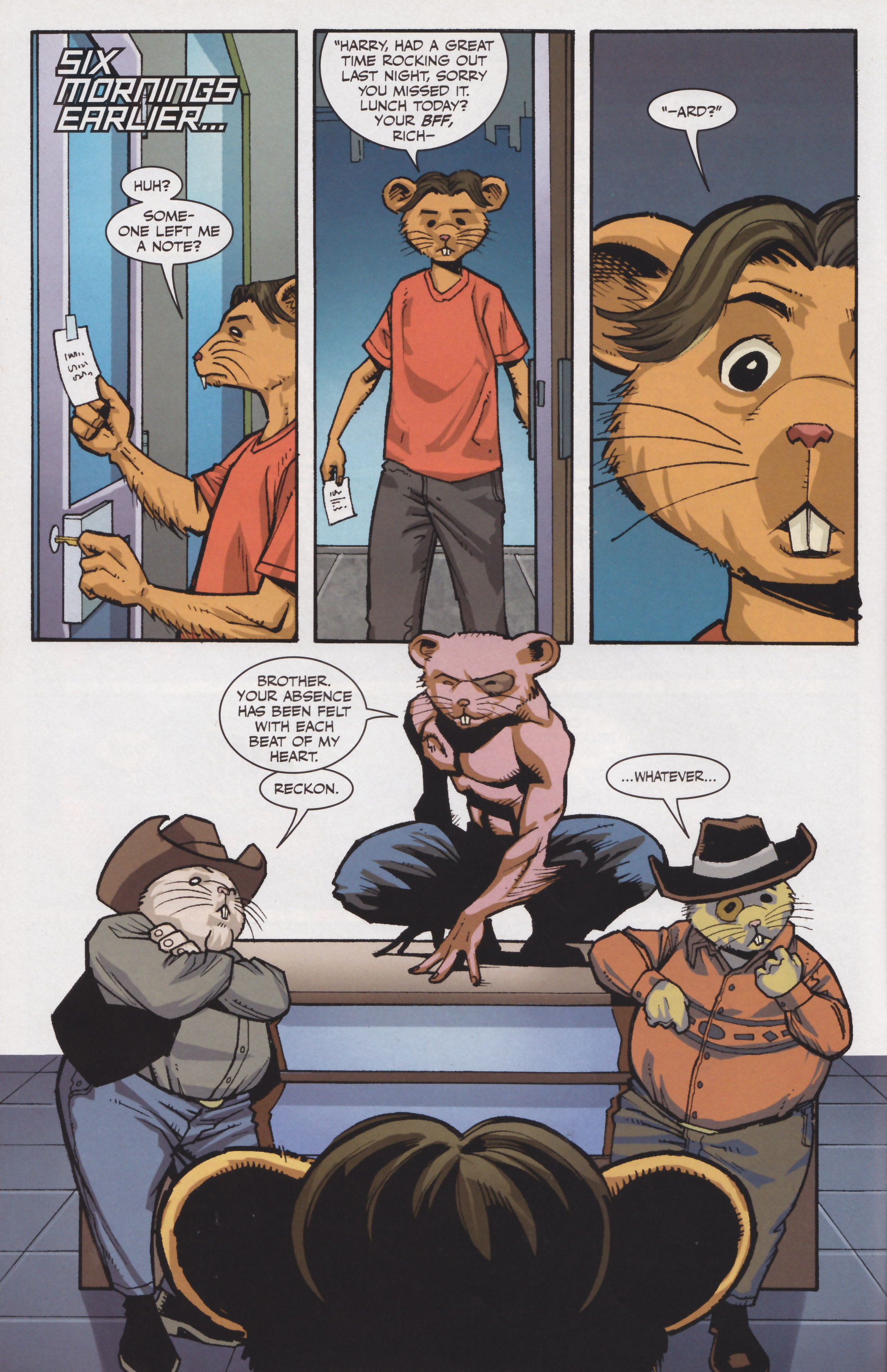 Read online Adolescent Radioactive Black Belt Hamsters (2008) comic -  Issue #4 - 12