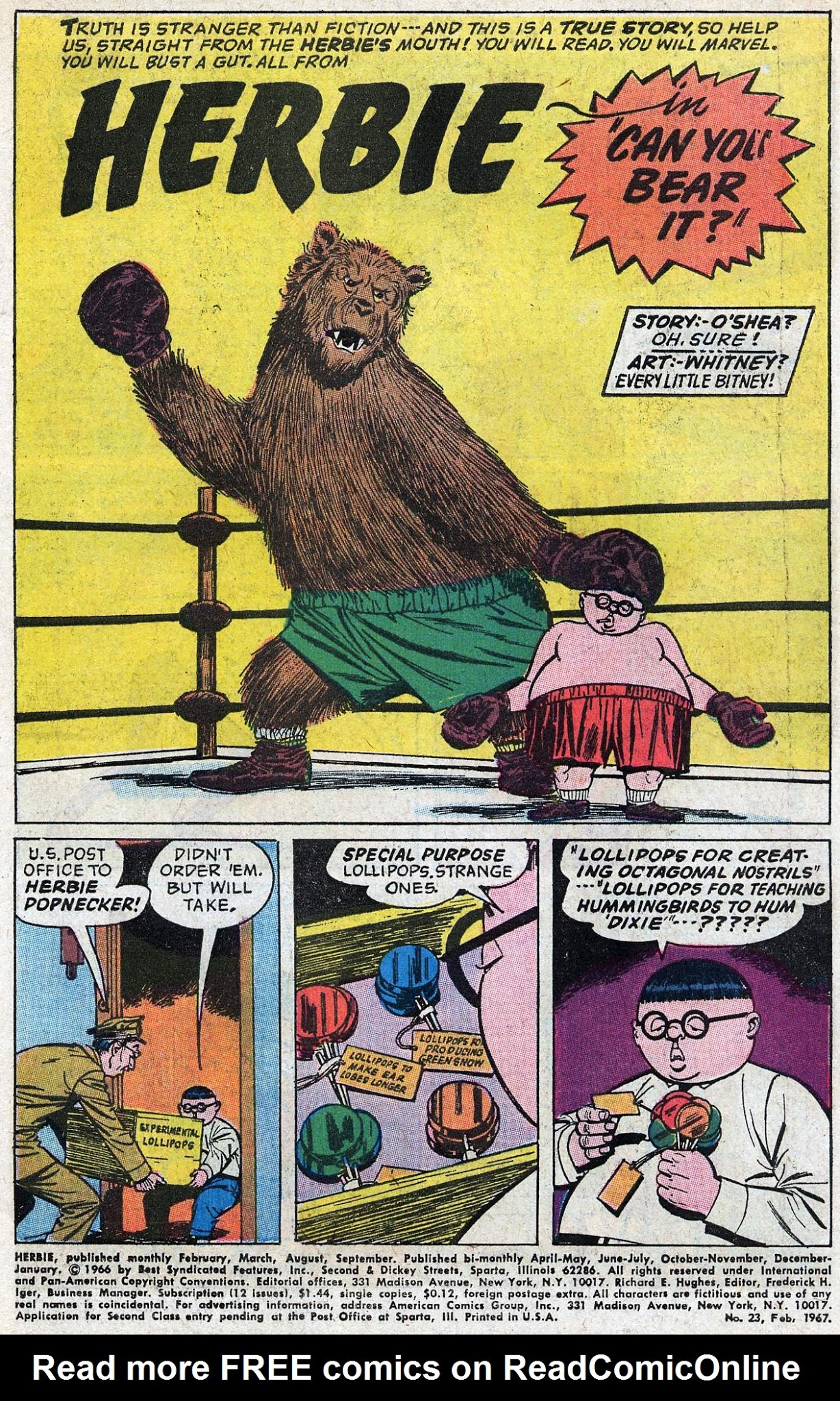 Read online Herbie comic -  Issue #23 - 2