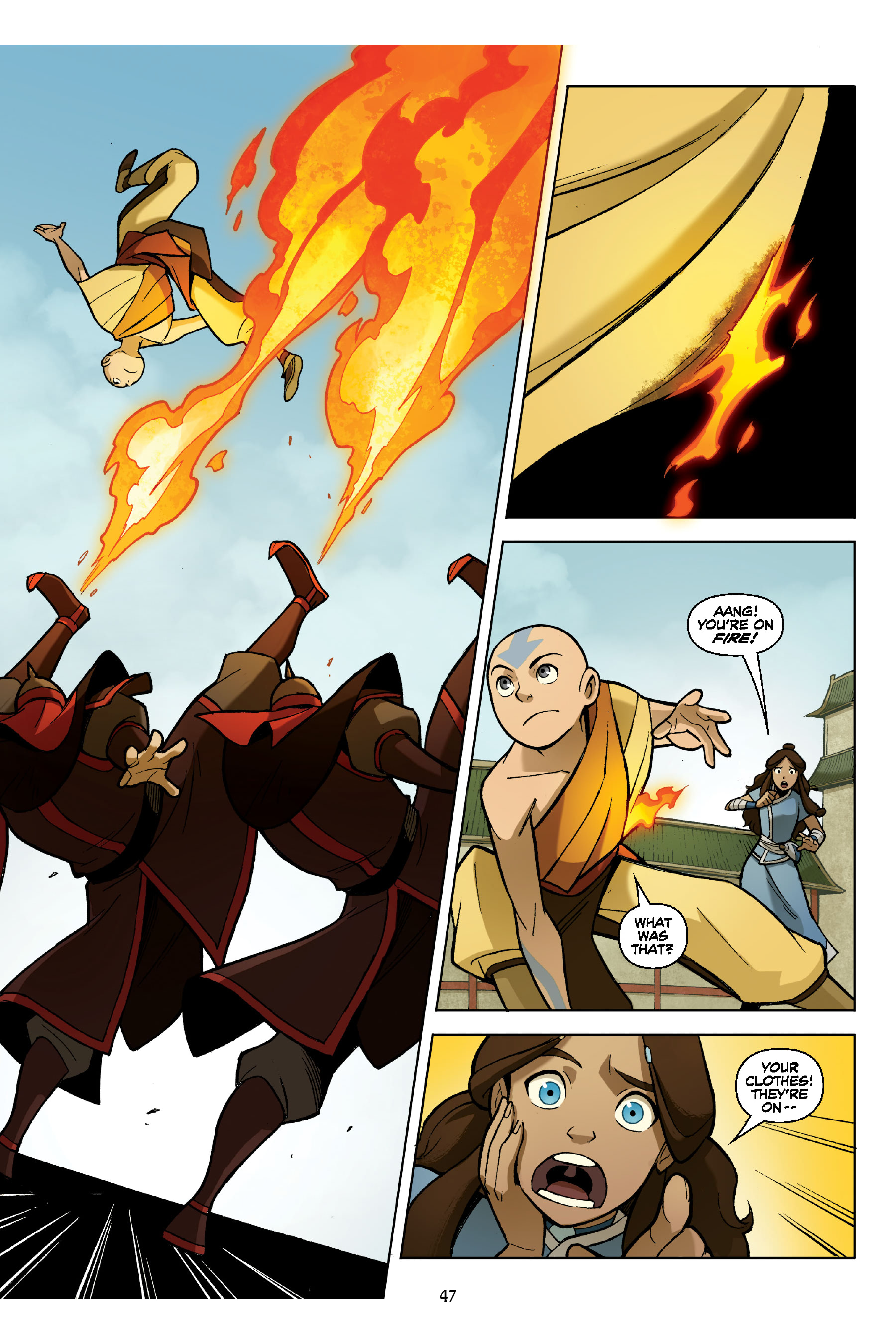 Read online Nickelodeon Avatar: The Last Airbender - The Promise comic -  Issue # _TPB Omnibus (Part 1) - 48