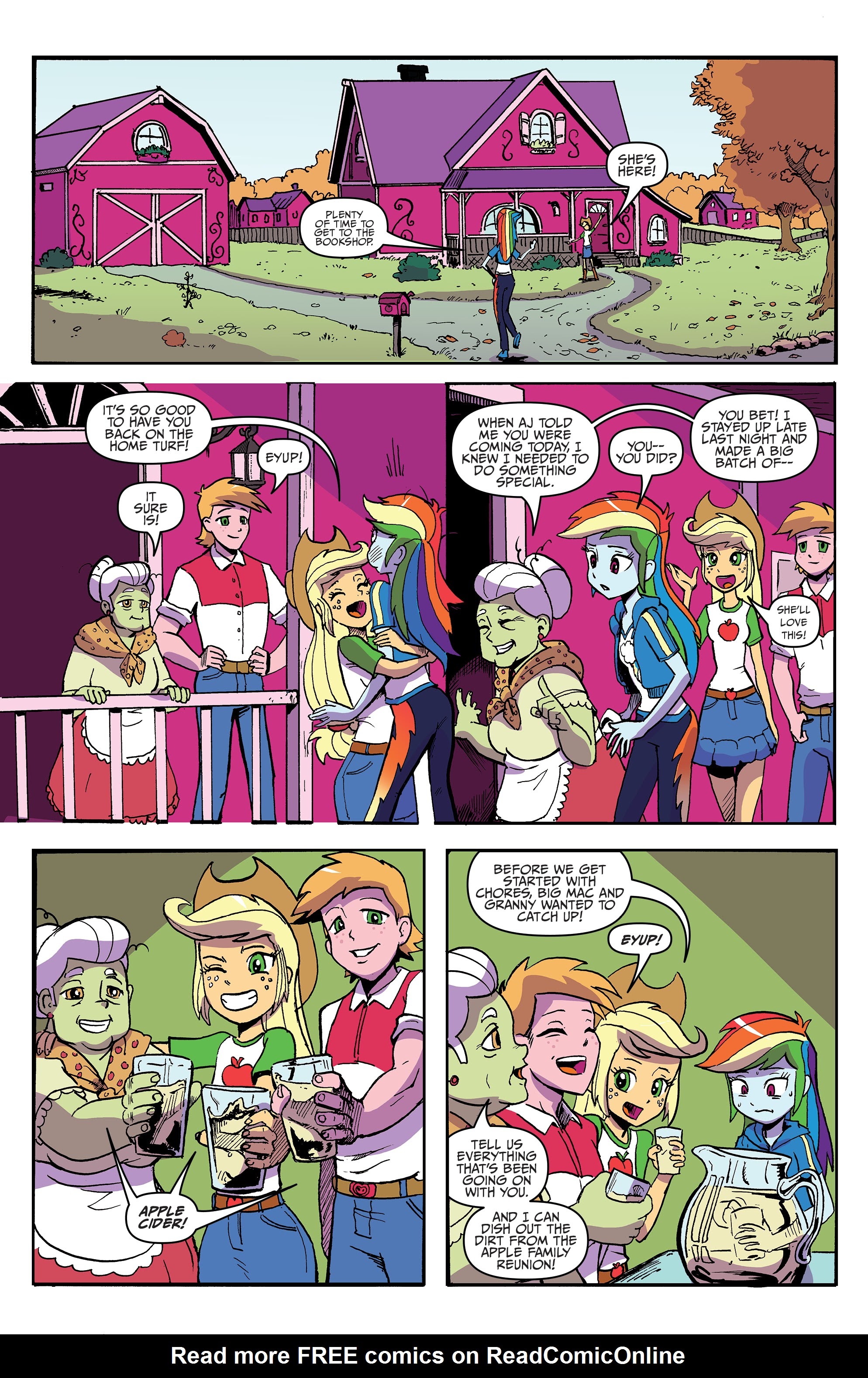 Read online My Little Pony Equestria Girls: Canterlot High: March Radness comic -  Issue # Full - 17