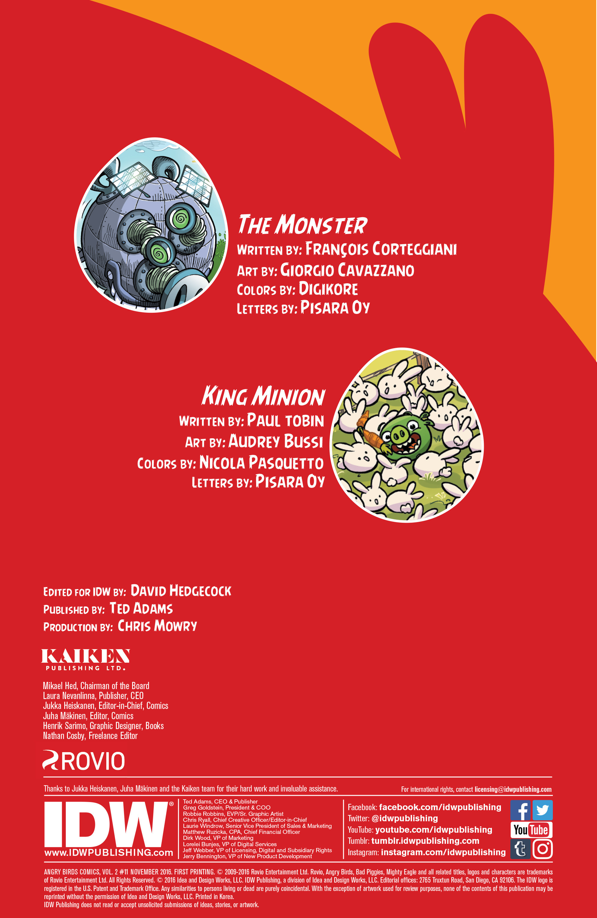 Read online Angry Birds Comics (2016) comic -  Issue #11 - 2