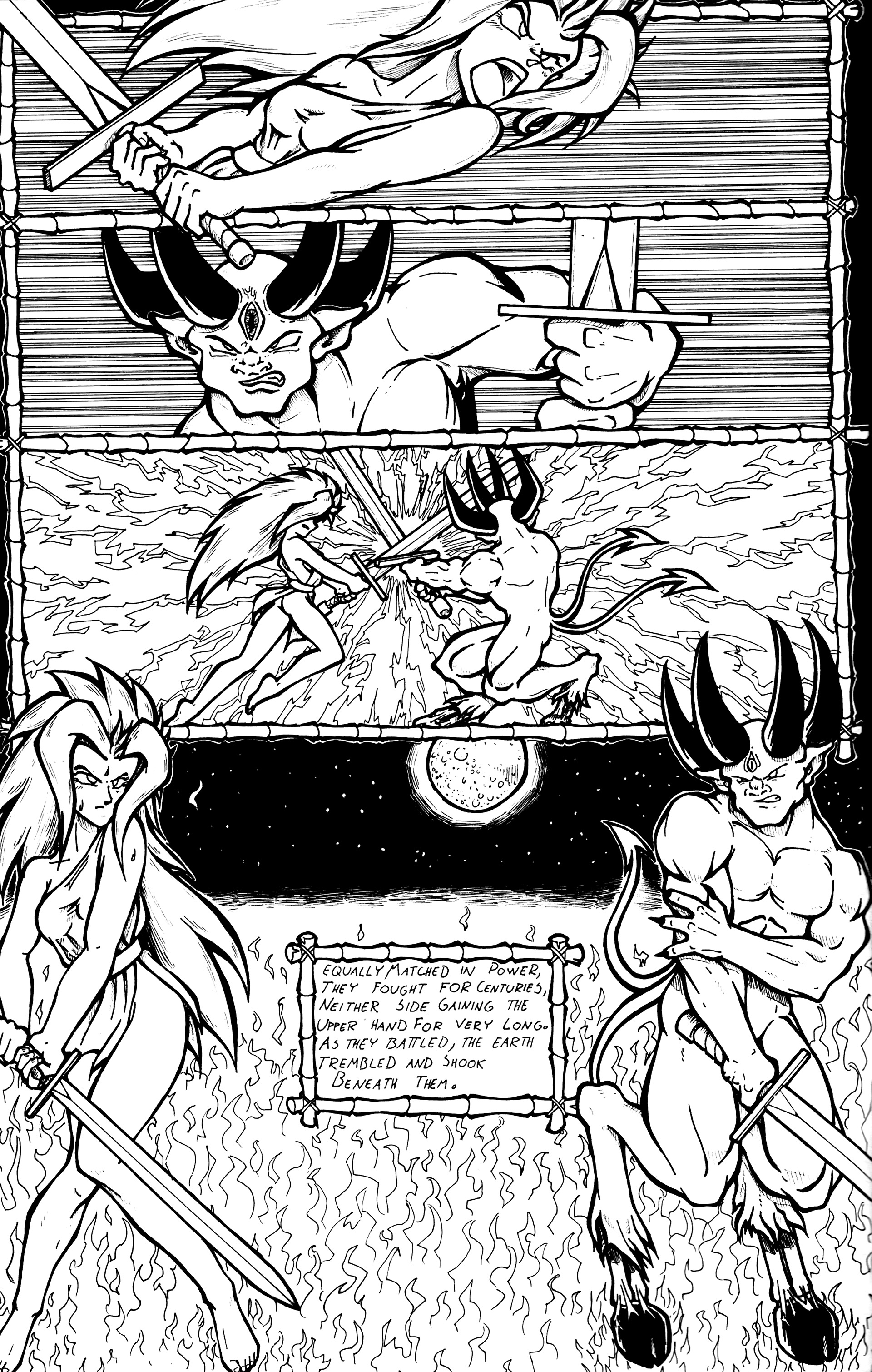 Read online Druid Warrior Grace comic -  Issue # Full - 4